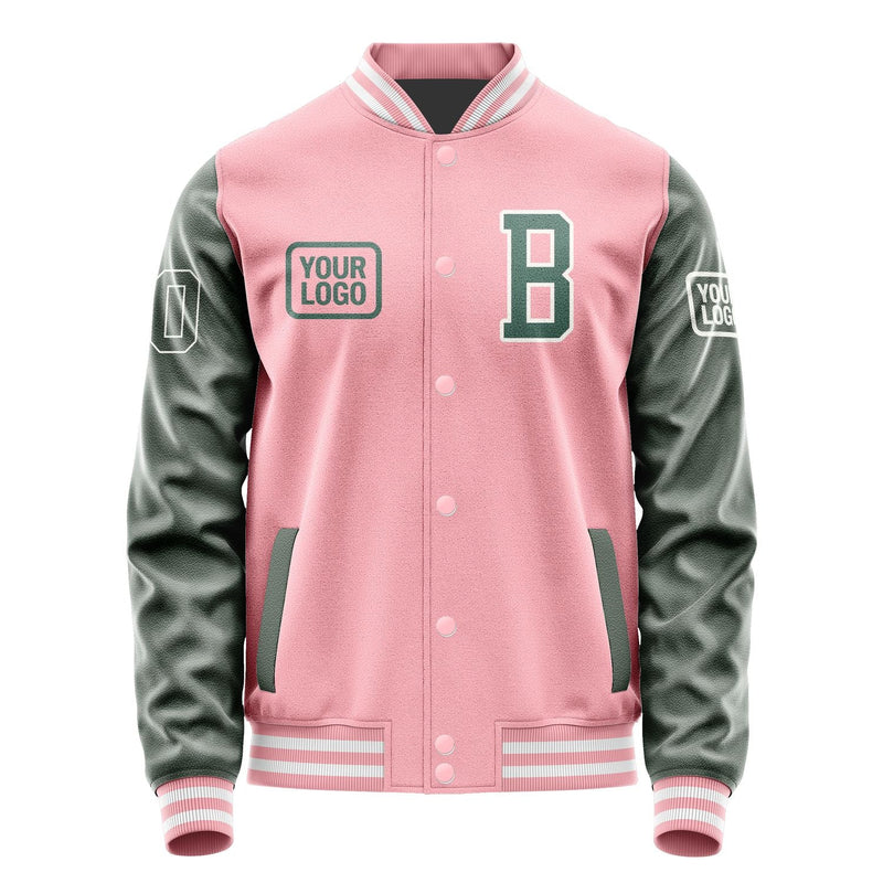 Custom Light Pink Blue Green Jacket JA212127211818272718