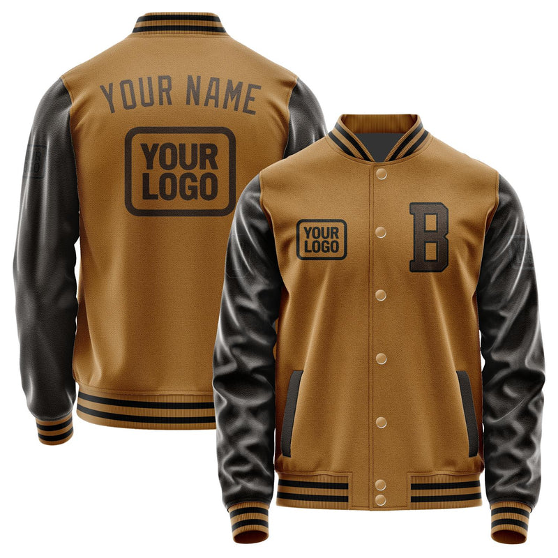 Custom Khaki Brown Jacket JA222201221717010117