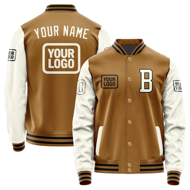 Custom Khaki Cream Jacket JA222203221717030317