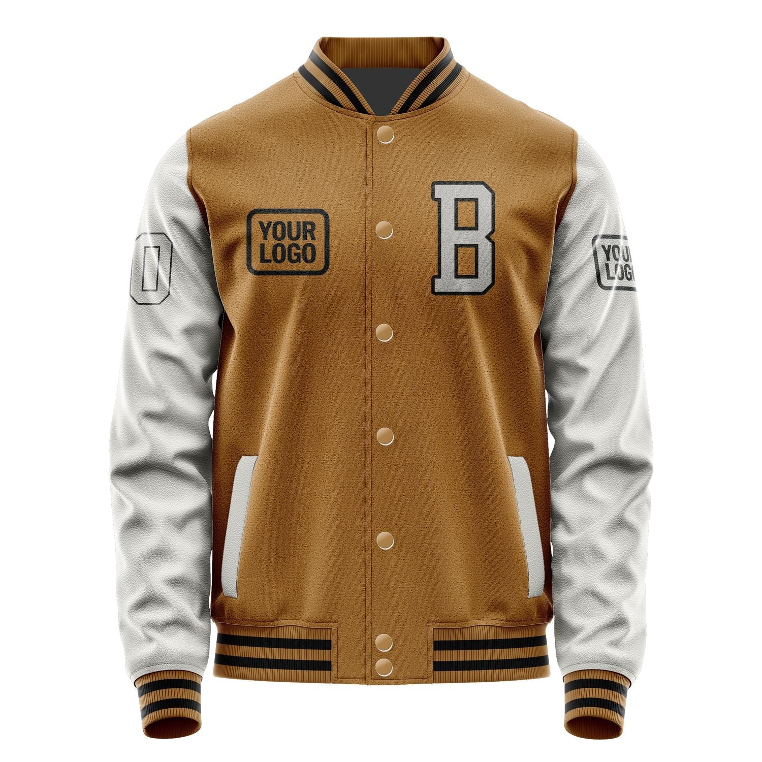 Custom Khaki Gray Jacket JA222204221717040417