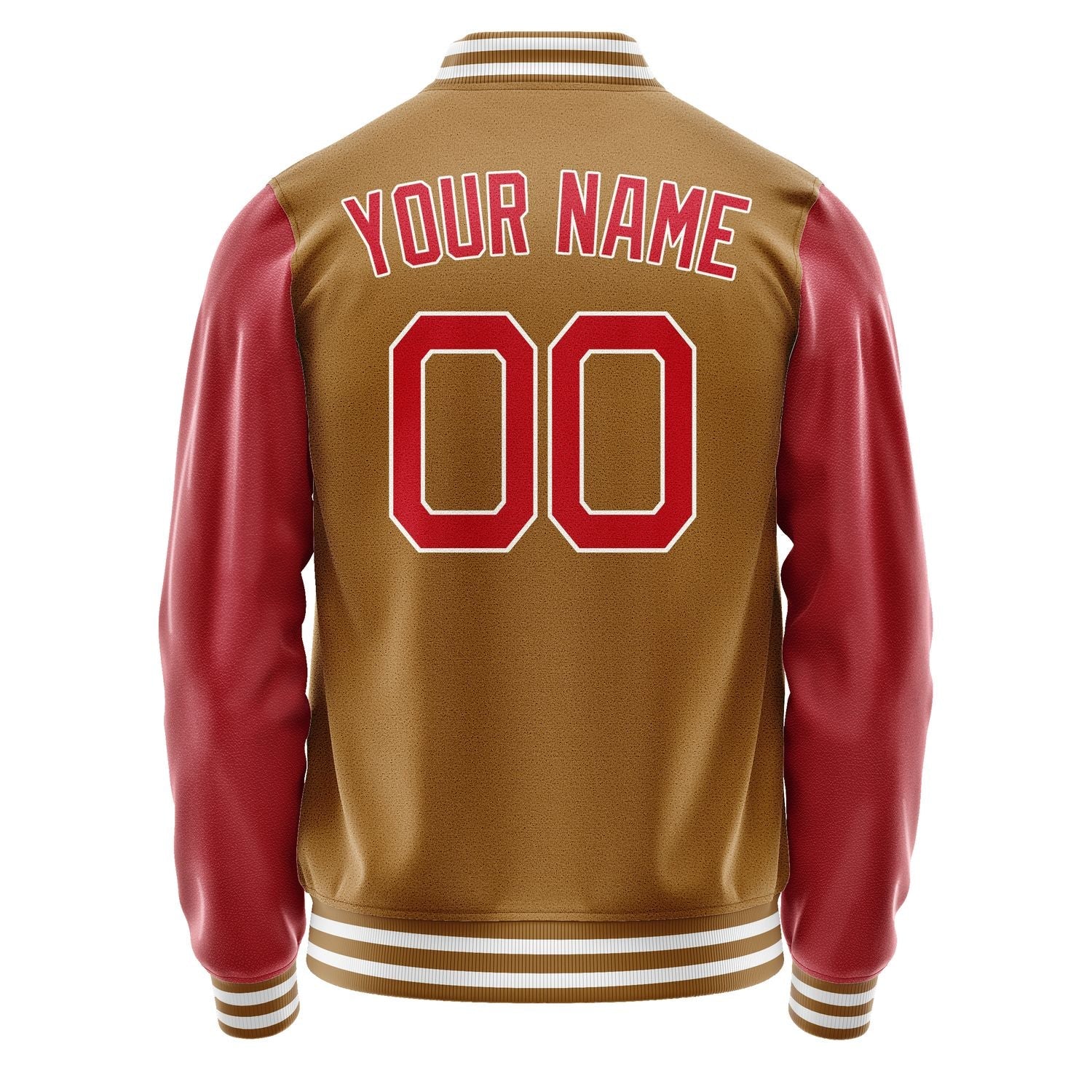 Custom Khaki Red Jacket JA2222142218B21814