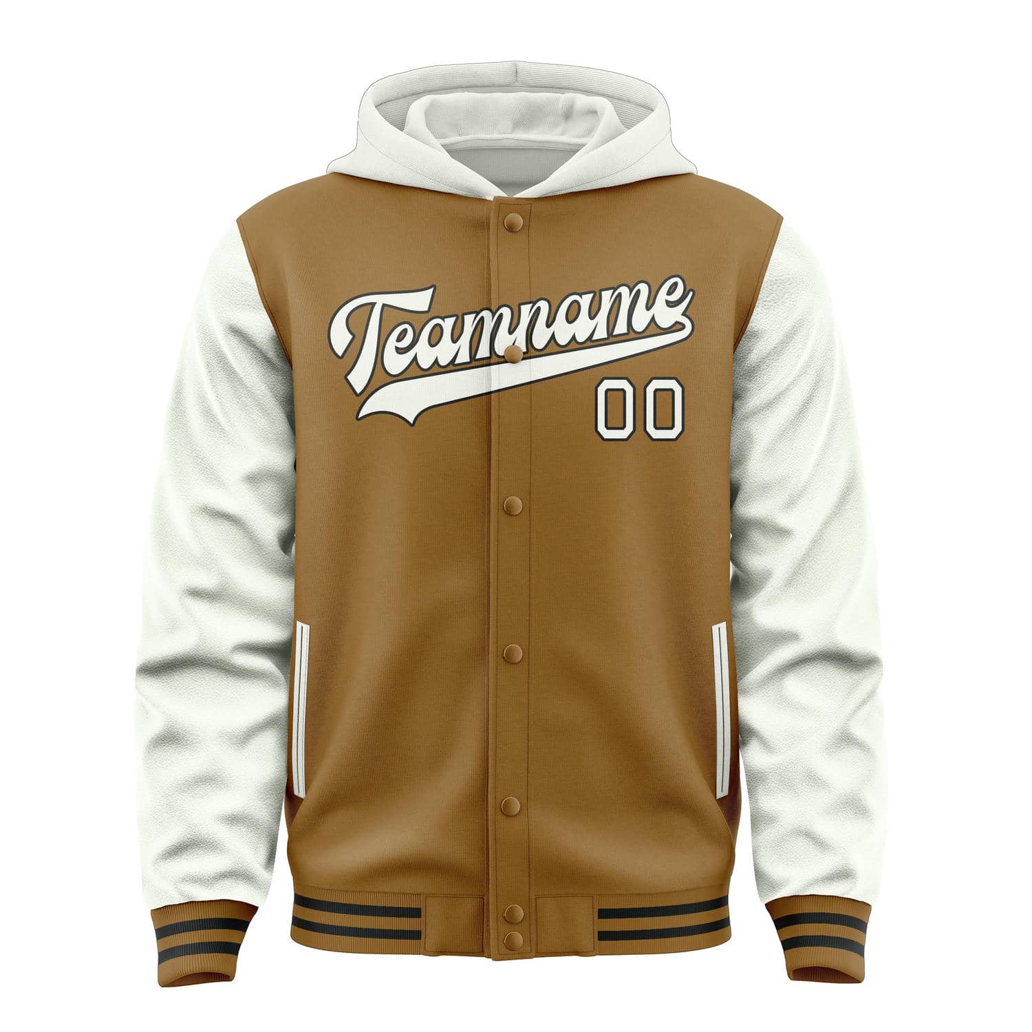 Custom Khaki White Jacket