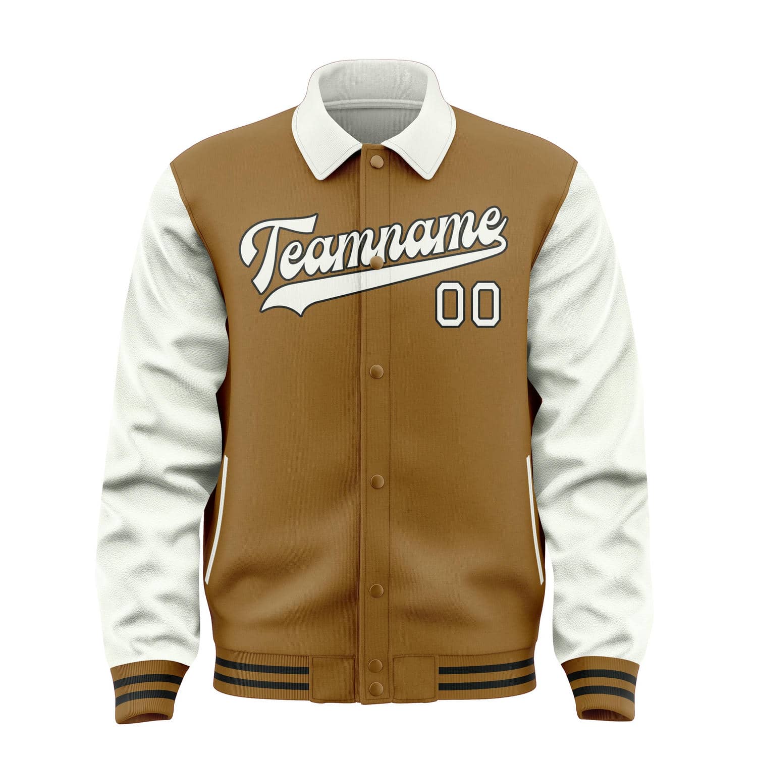 Custom Khaki White Jacket