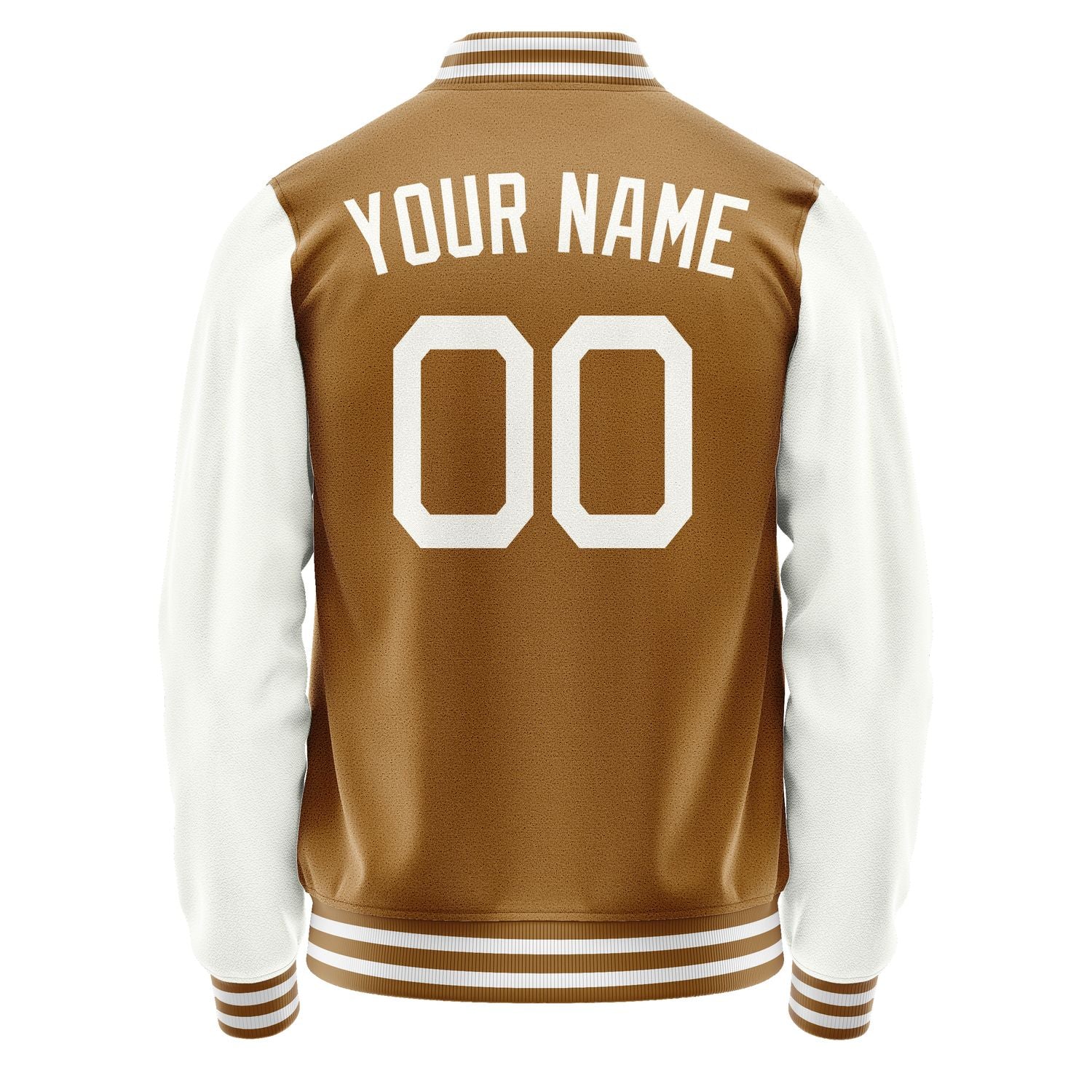 Custom Khaki White Jacket JA2222182218B21818