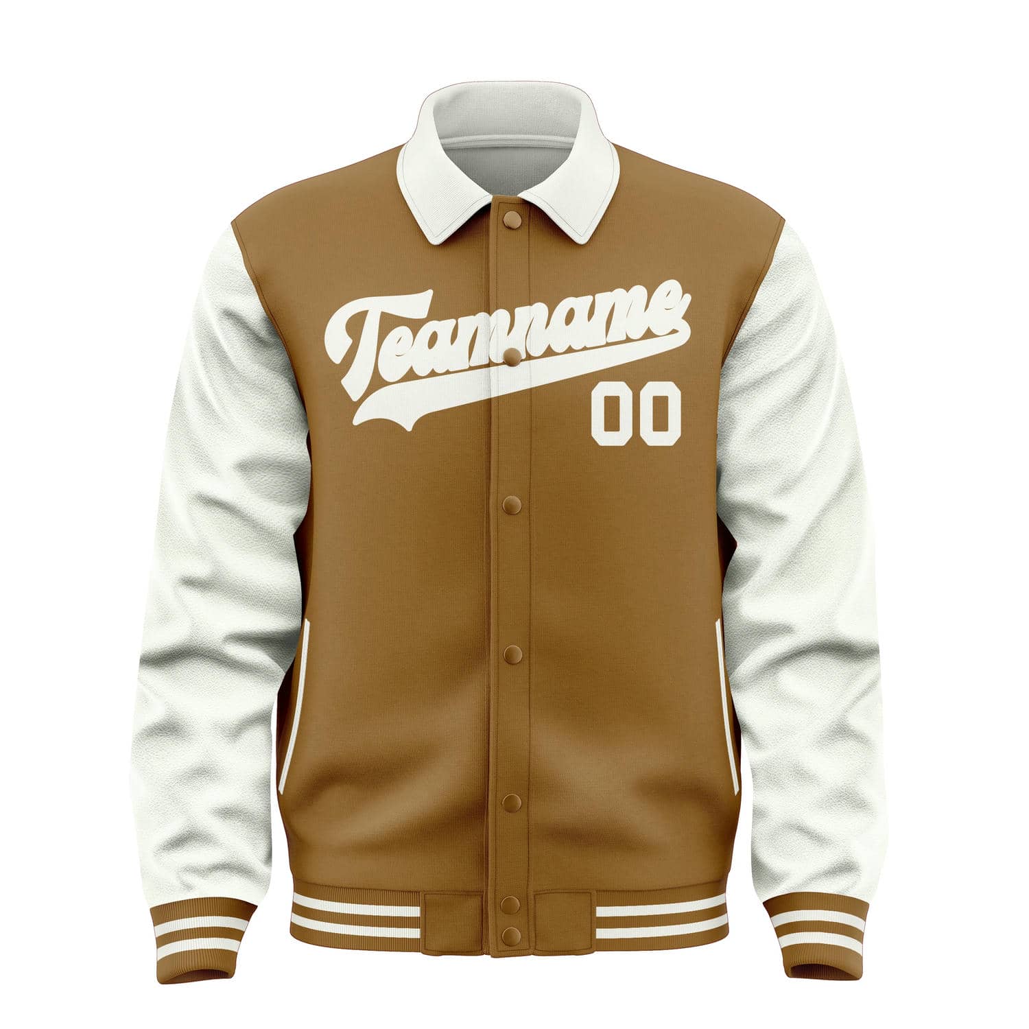 Custom Khaki White Jacket