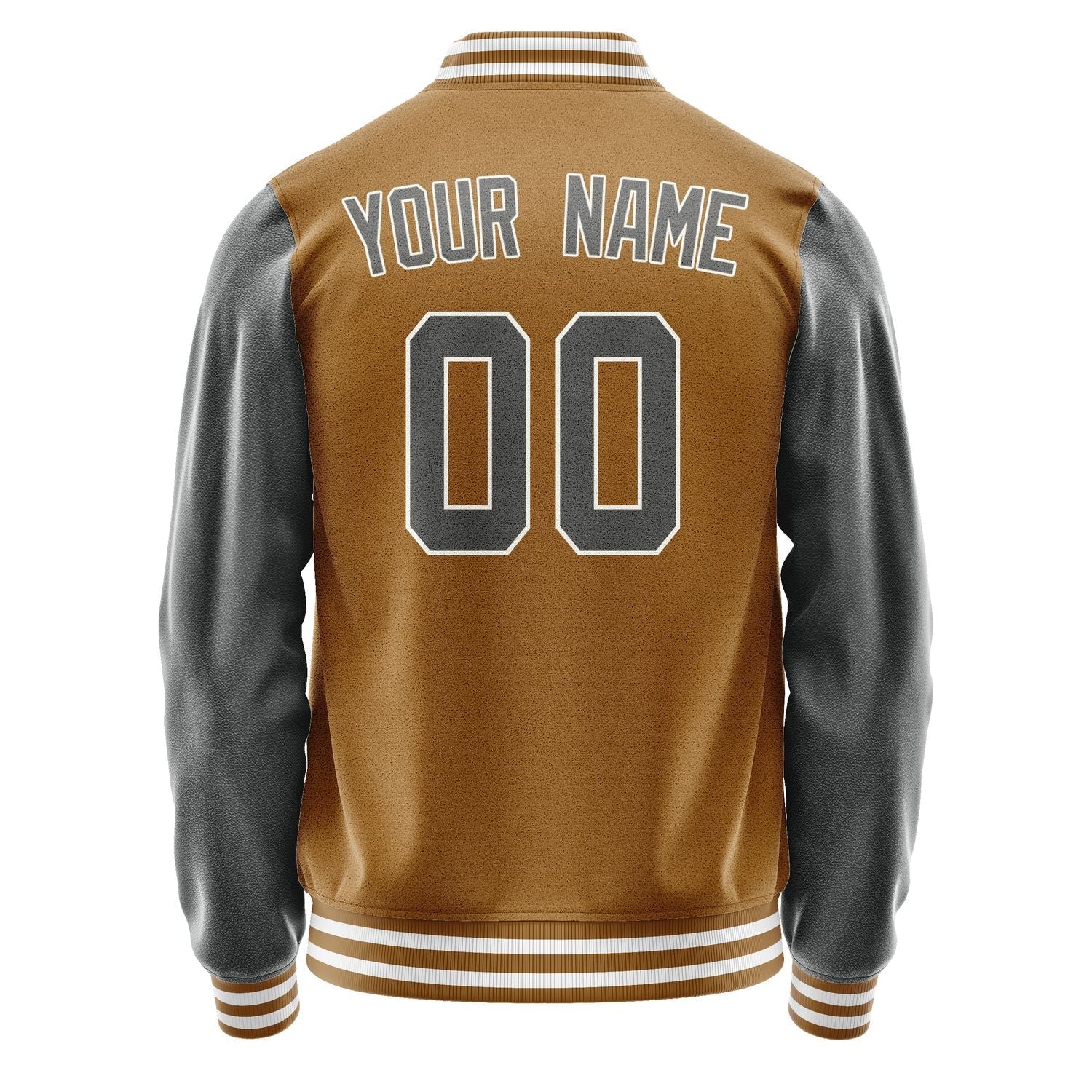 Custom Khaki Dark Grey Jacket JA2222202218B31820