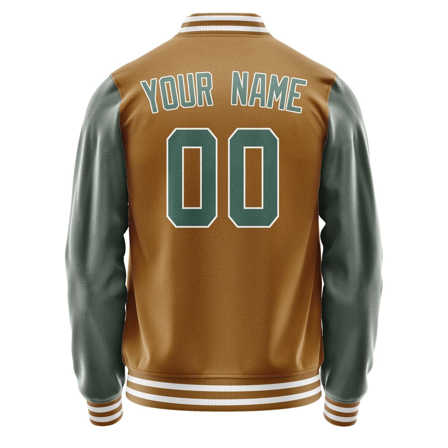 Custom Khaki Blue Green Jacket JA2222272218B31827