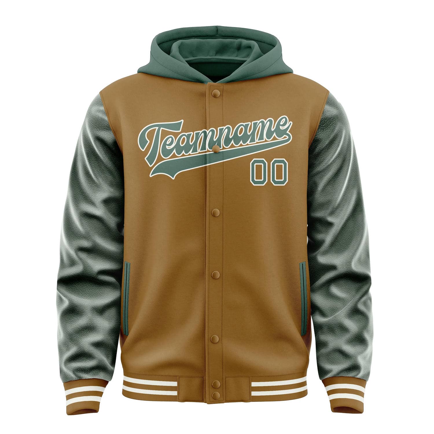 Custom Khaki Blue Green Jacket