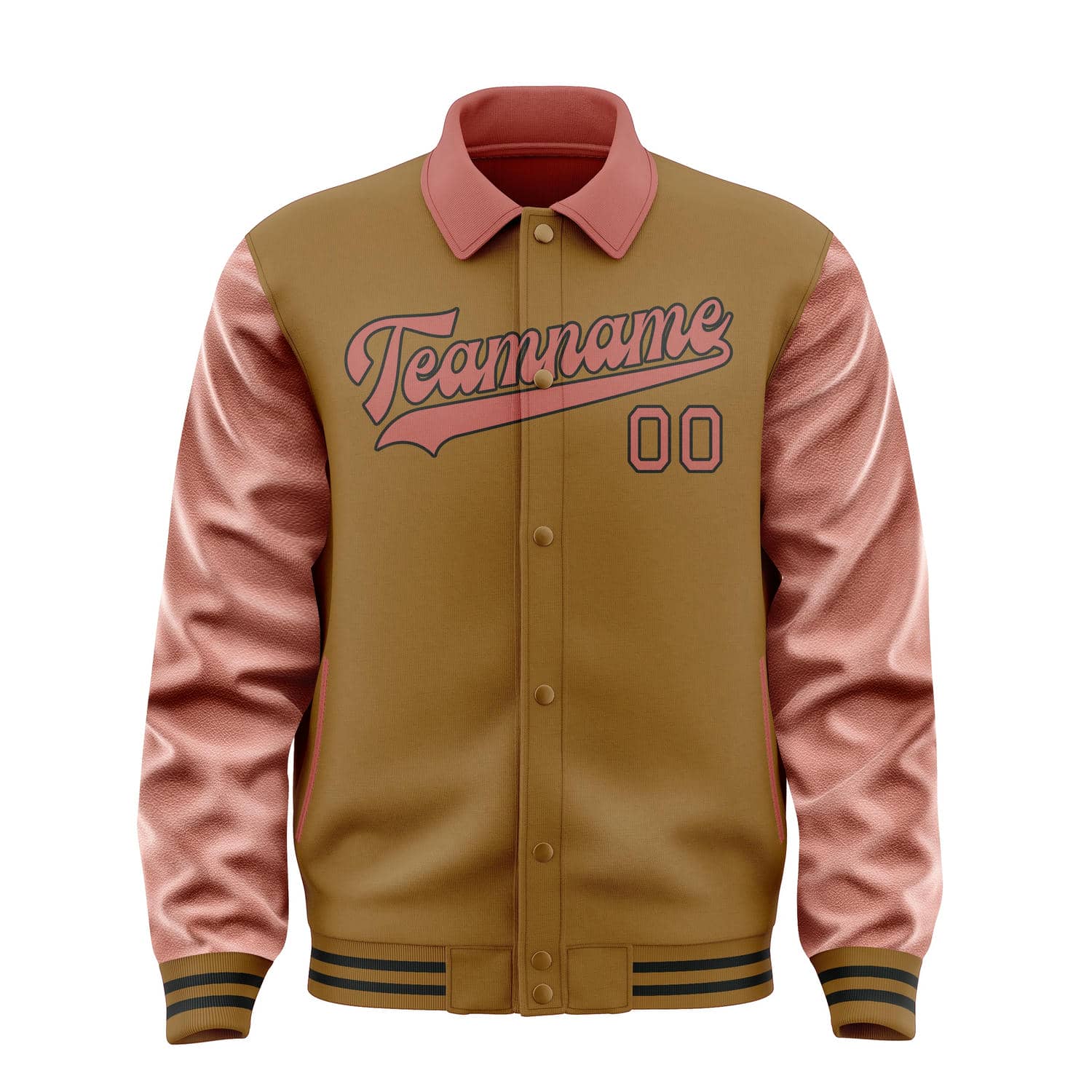 Custom Khaki Copper Rose Jacket