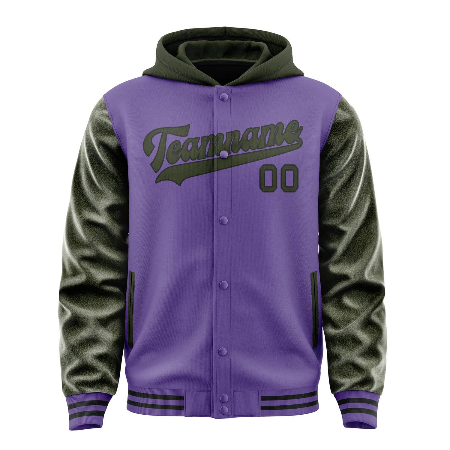 Custom Light Purple Olive Jacket