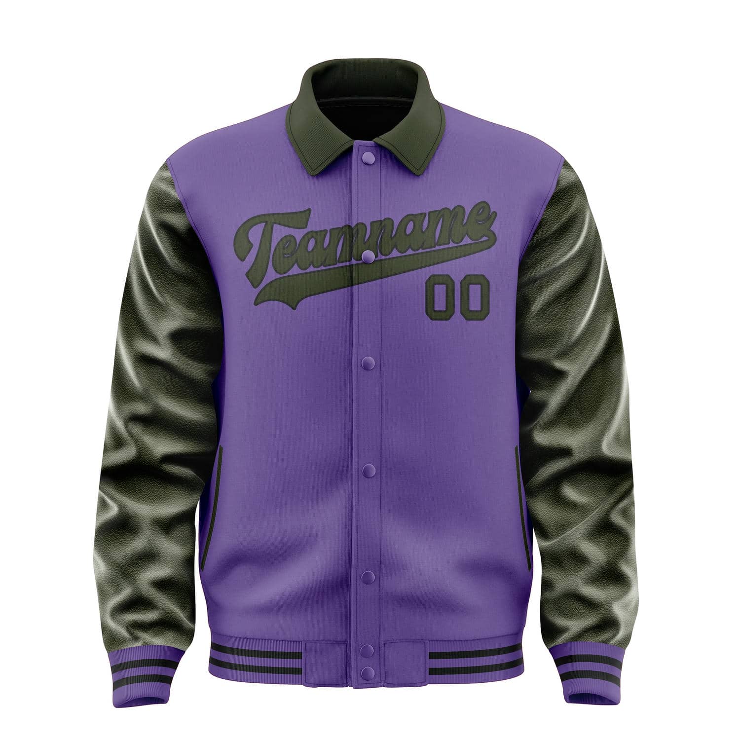 Custom Light Purple Olive Jacket