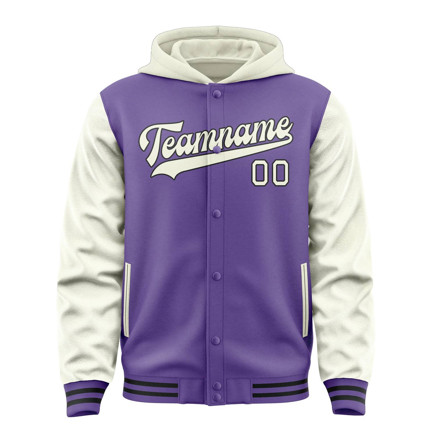 Custom Light Purple Cream Jacket
