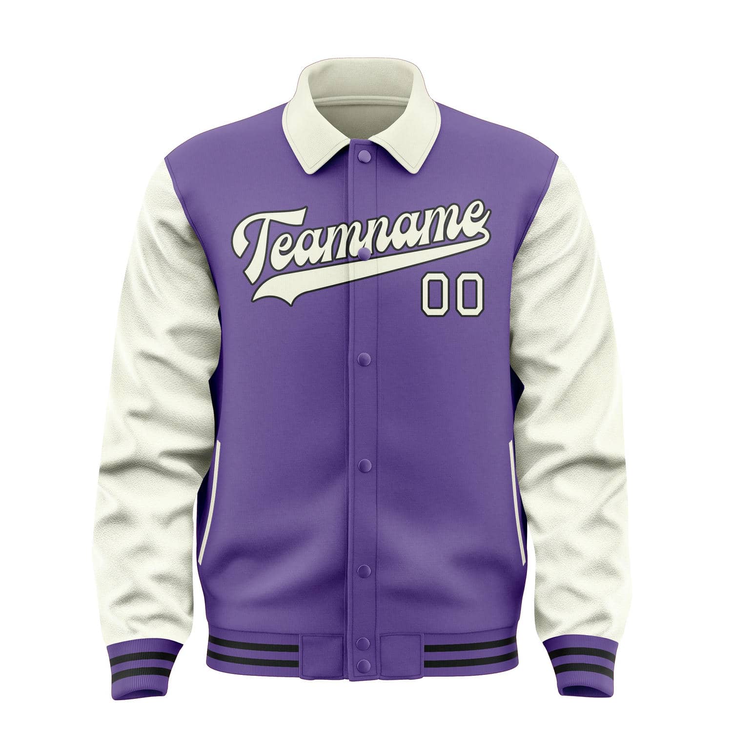 Custom Light Purple Cream Jacket