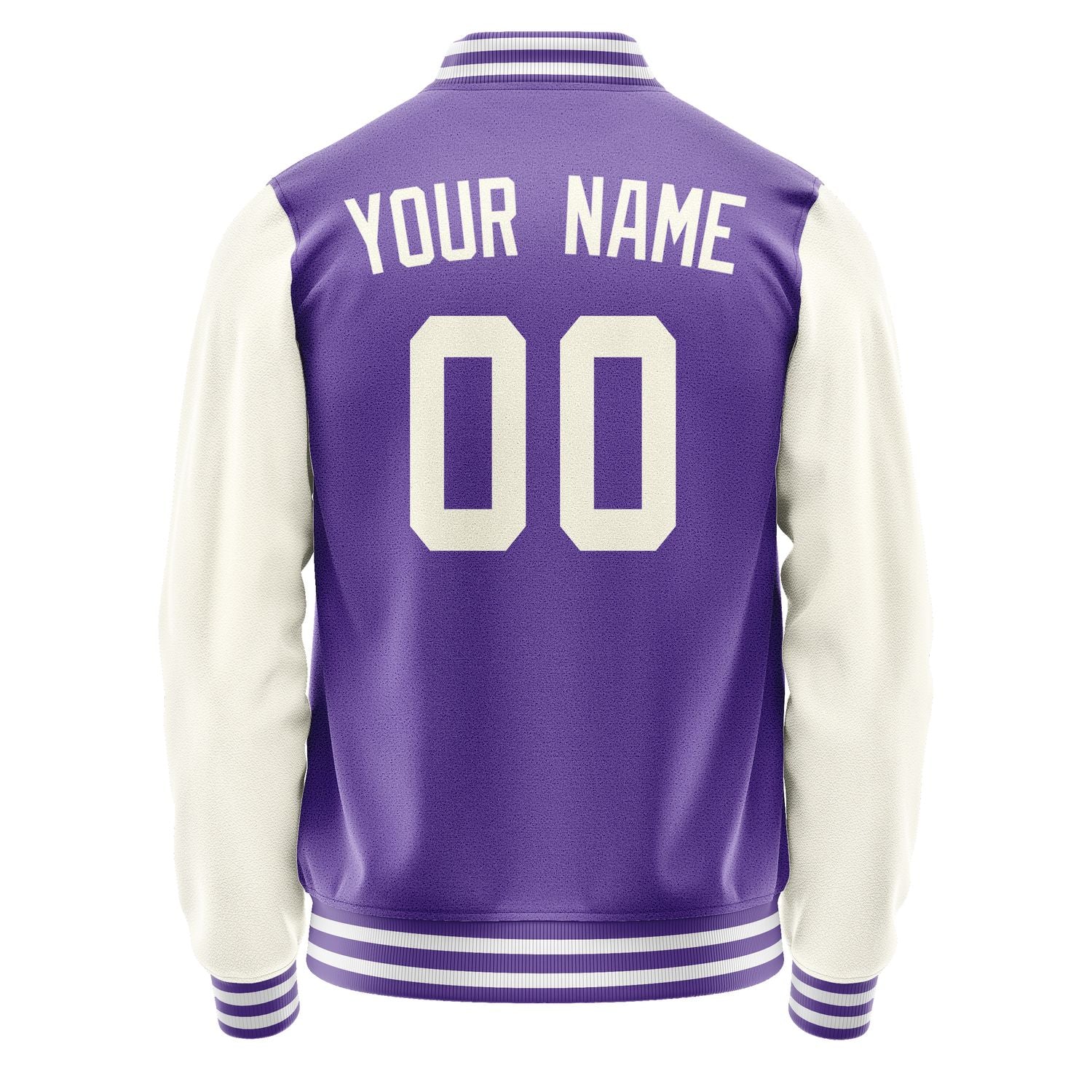 Custom Light Purple Cream Jacket JA2323032318B31803