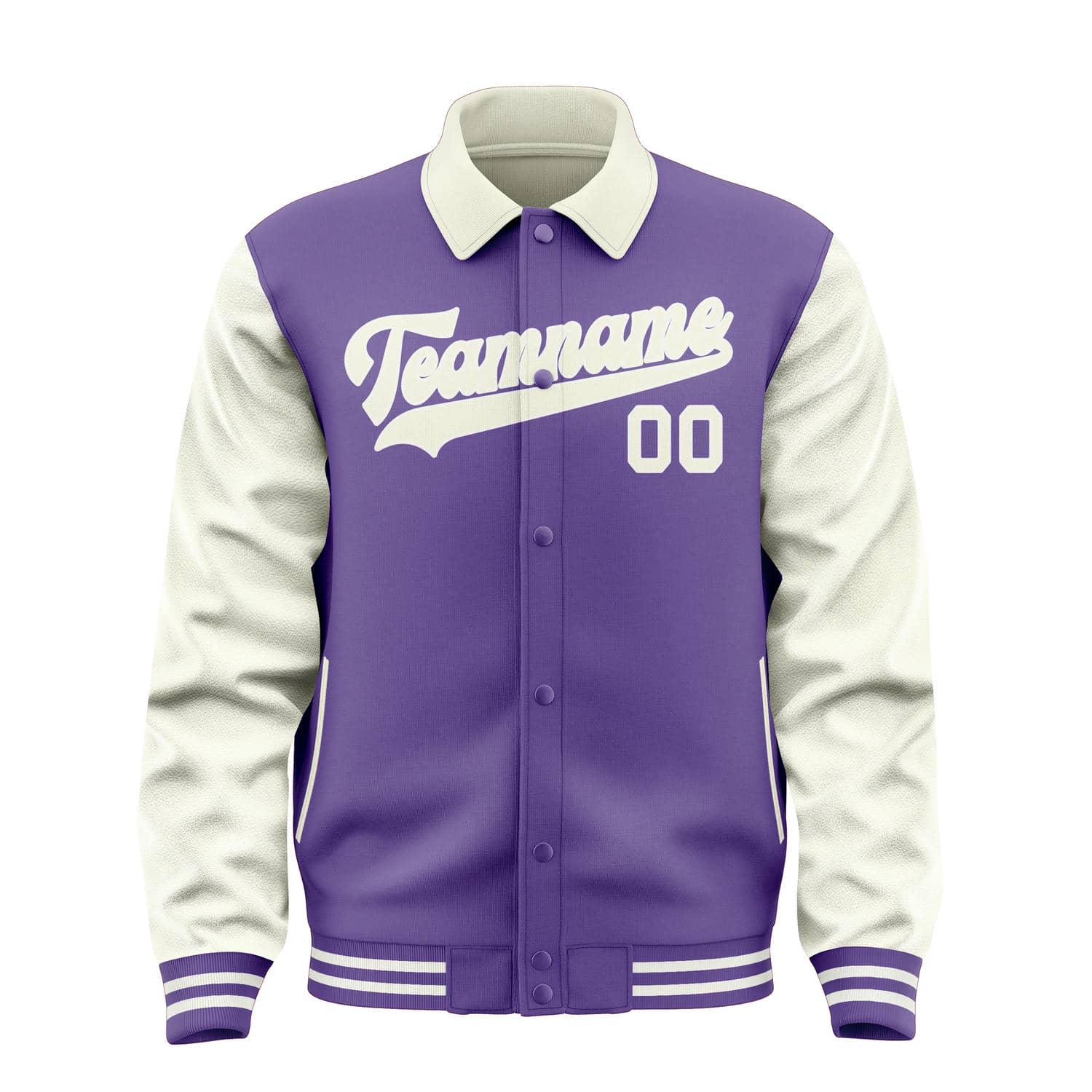 Custom Light Purple Cream Jacket