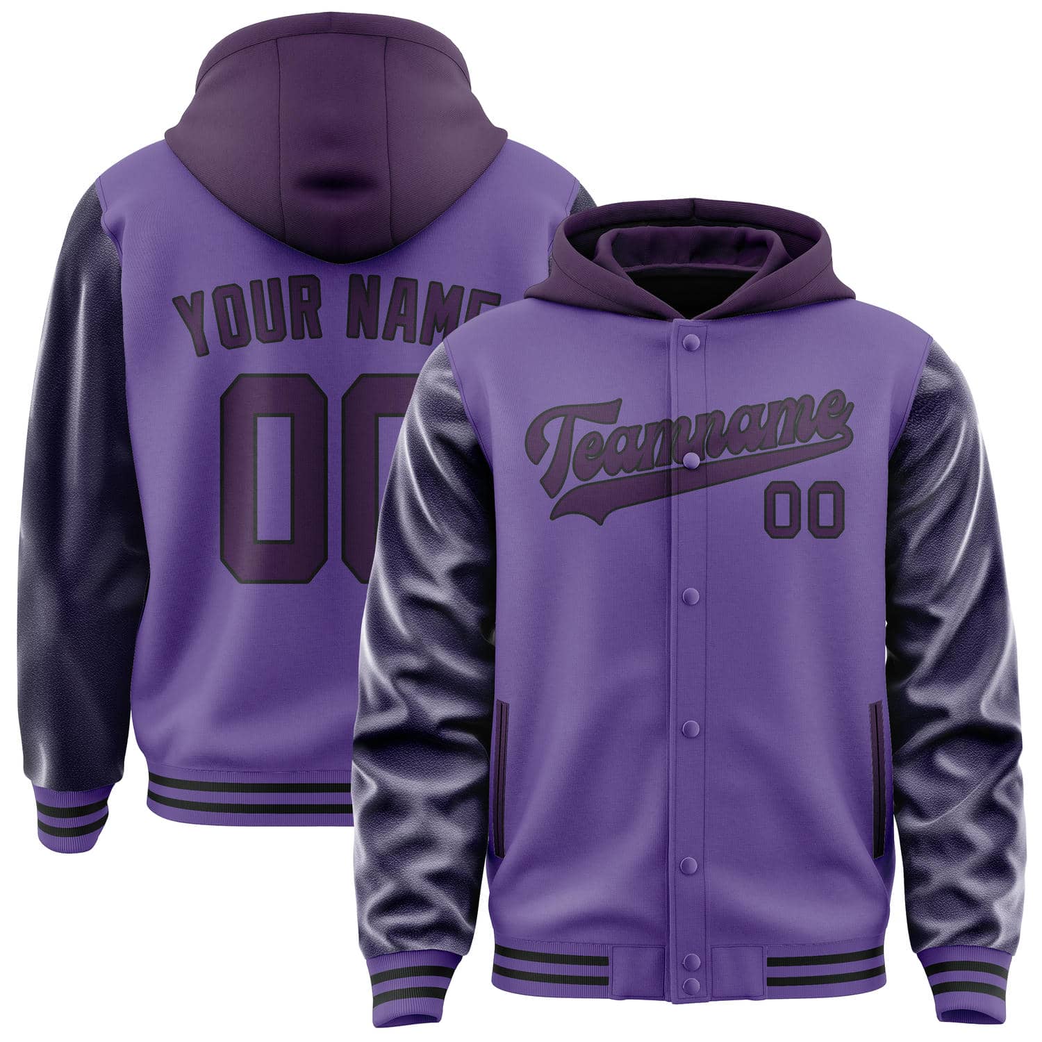 Custom Light Purple Purple Jacket