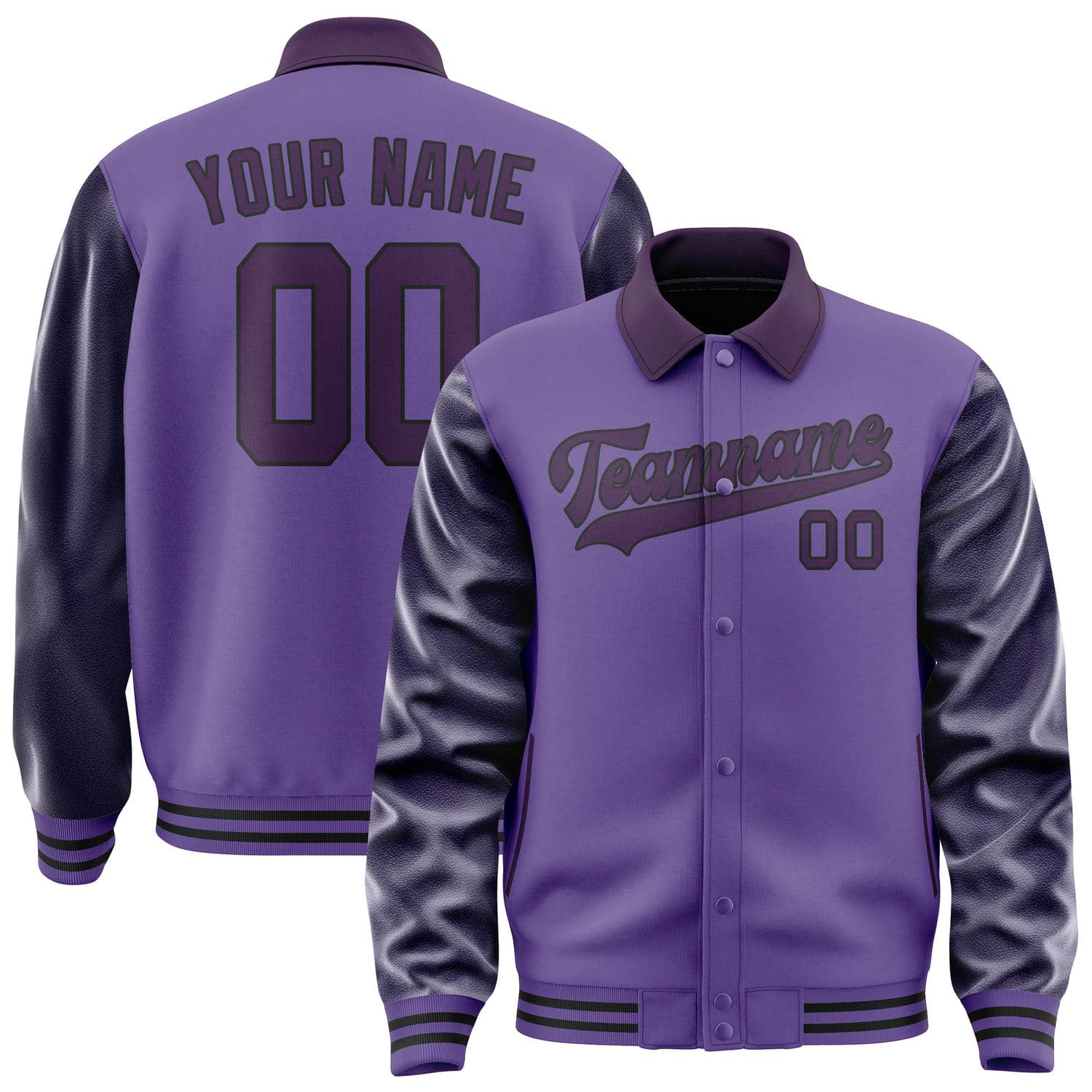 Custom Light Purple Purple Jacket