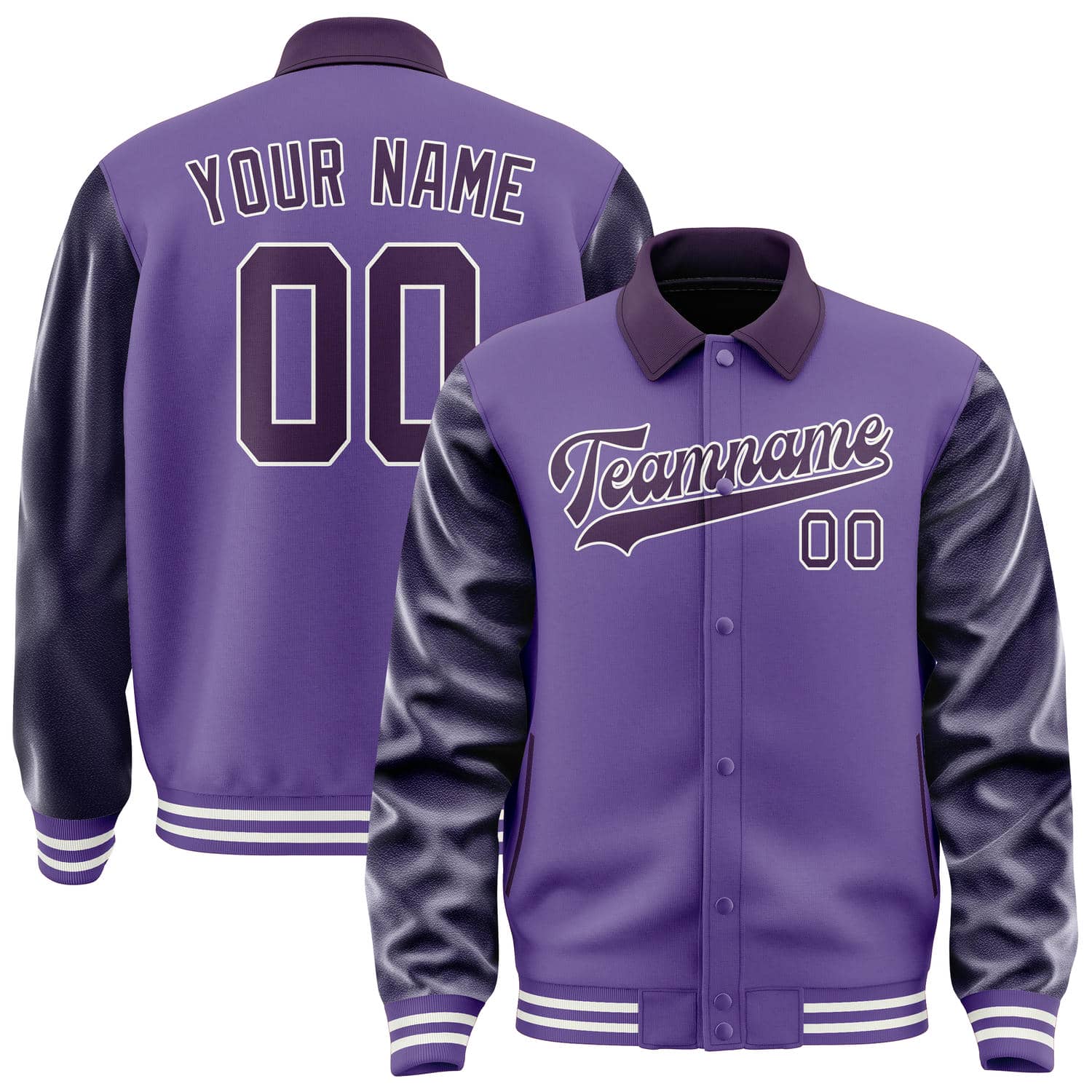 Custom Light Purple Purple Jacket