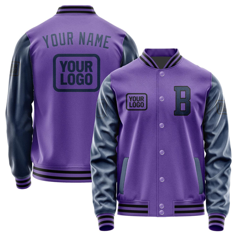 Custom Light Purple Blue Jacket JA232310231717101017