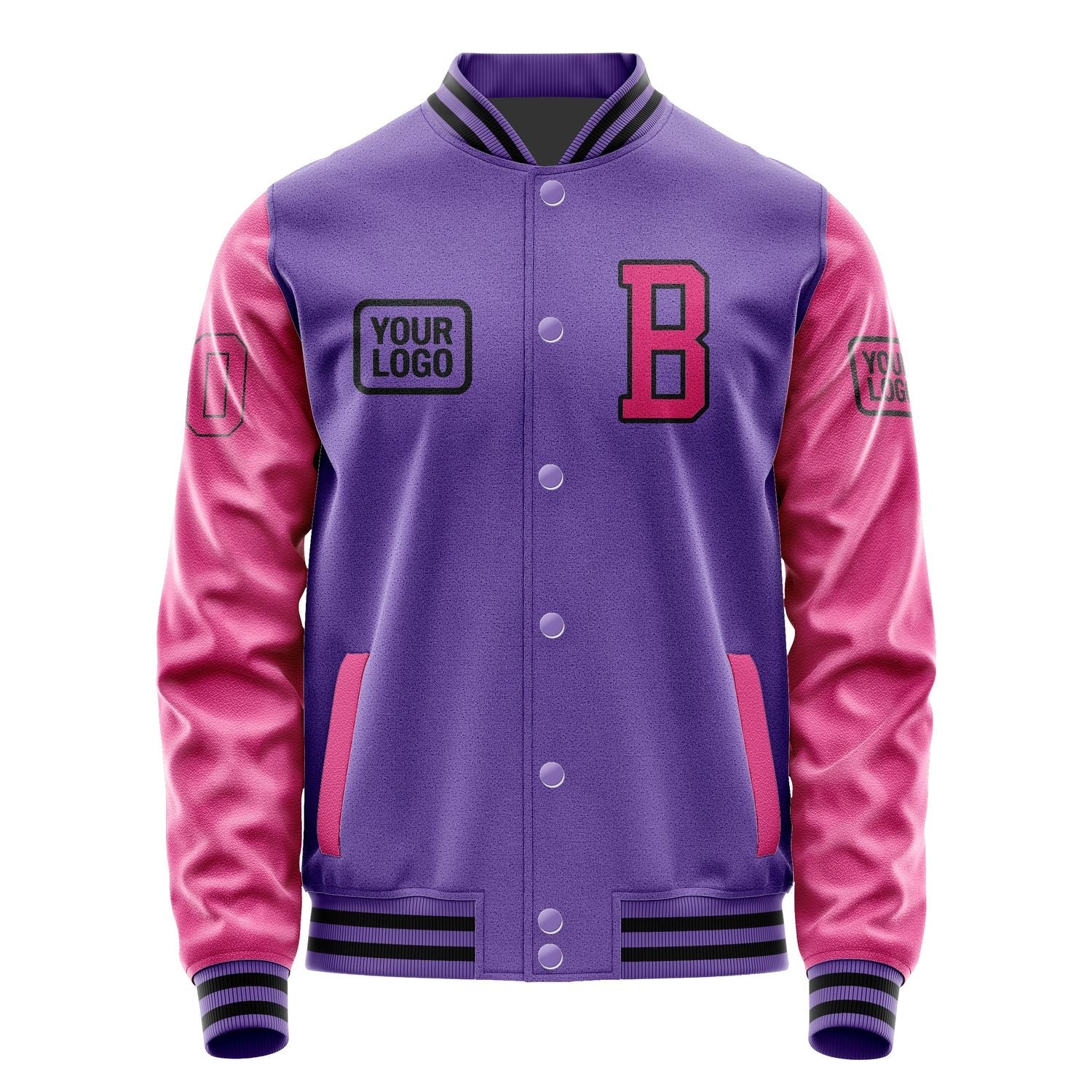 Custom Light Purple Pink Jacket JA232313231717131317