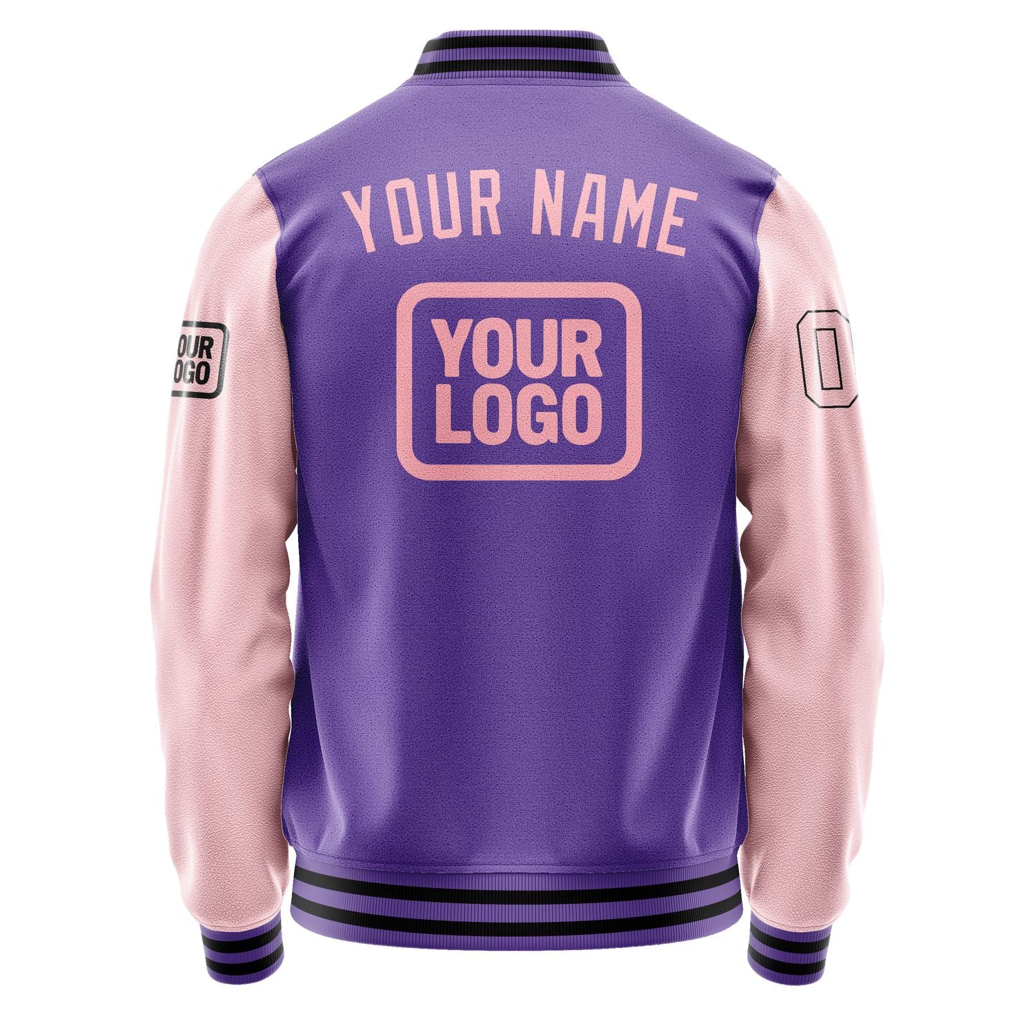 Custom Light Purple Light Pink Jacket JA232321231717212117