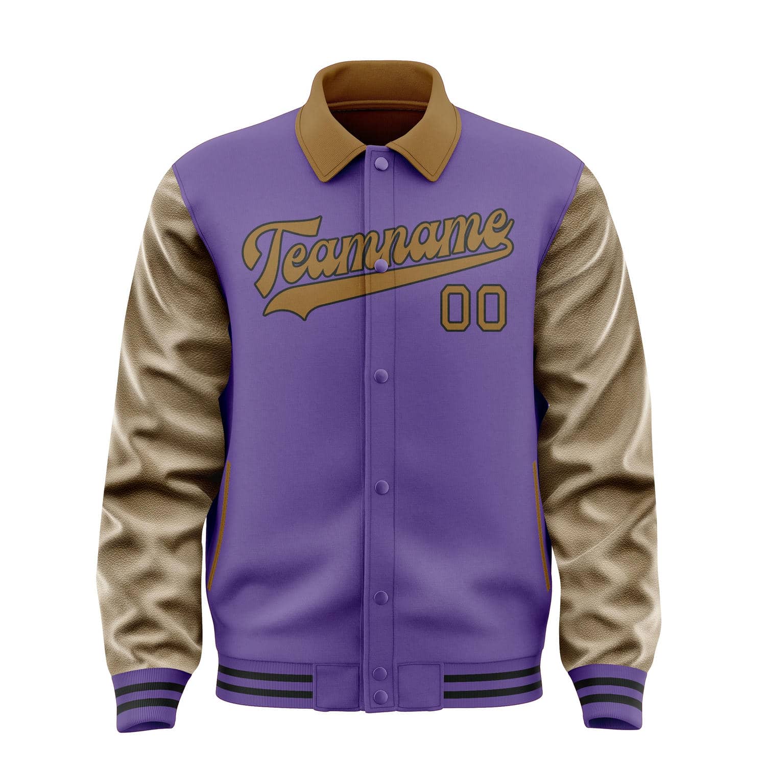 Custom Light Purple Khaki Jacket