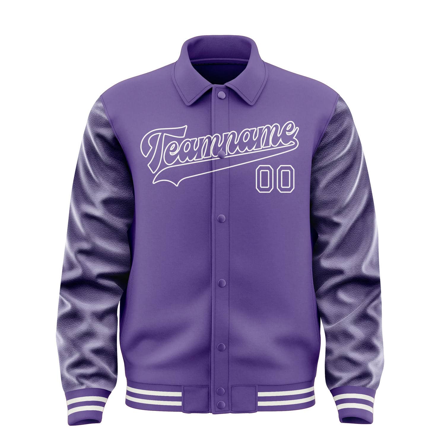 Custom Light Purple Light Purple Jacket