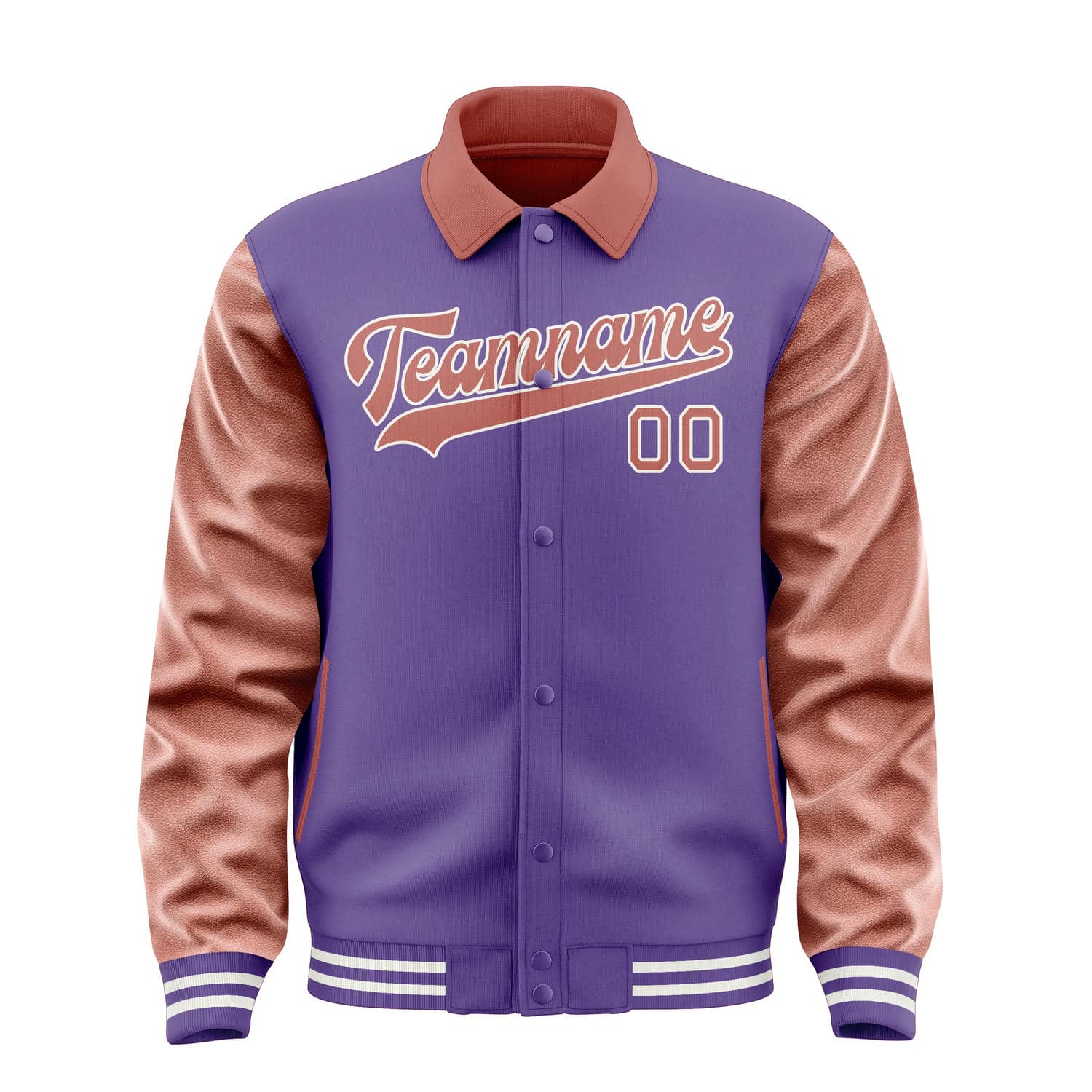 Custom Light Purple Copper Rose Jacket