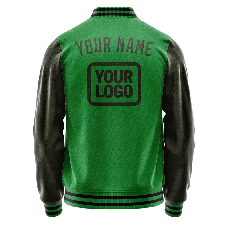Custom Emerald Green Olive Jacket JA242402241717020217