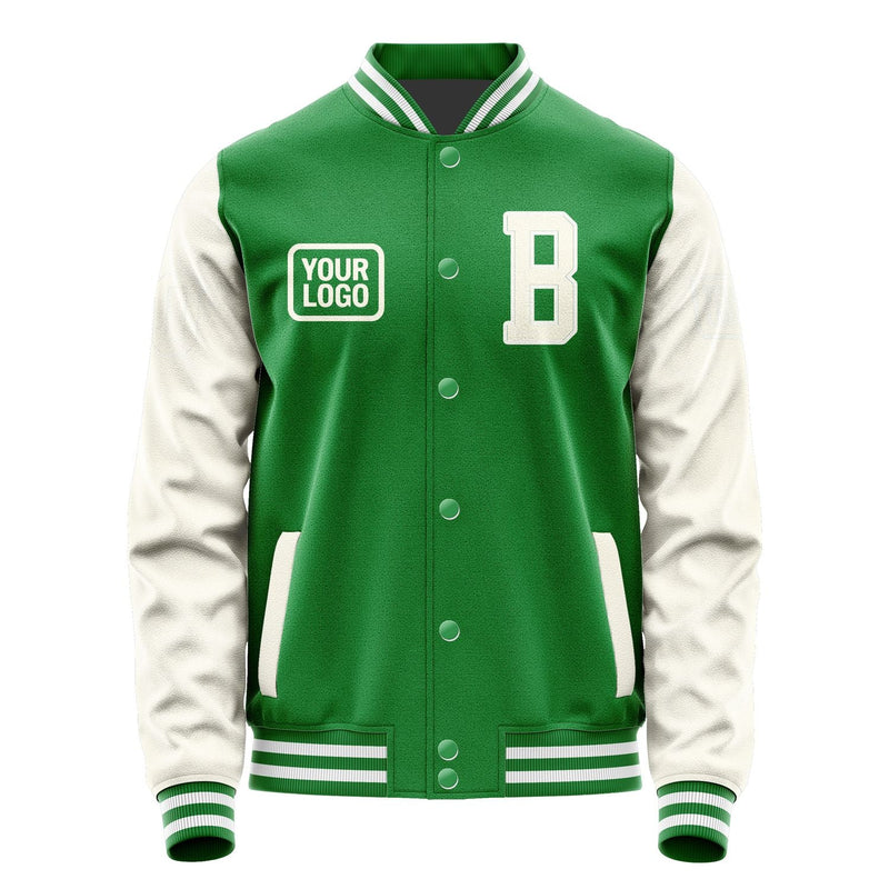 Custom Emerald Green Cream Jacket JA242403241818030318