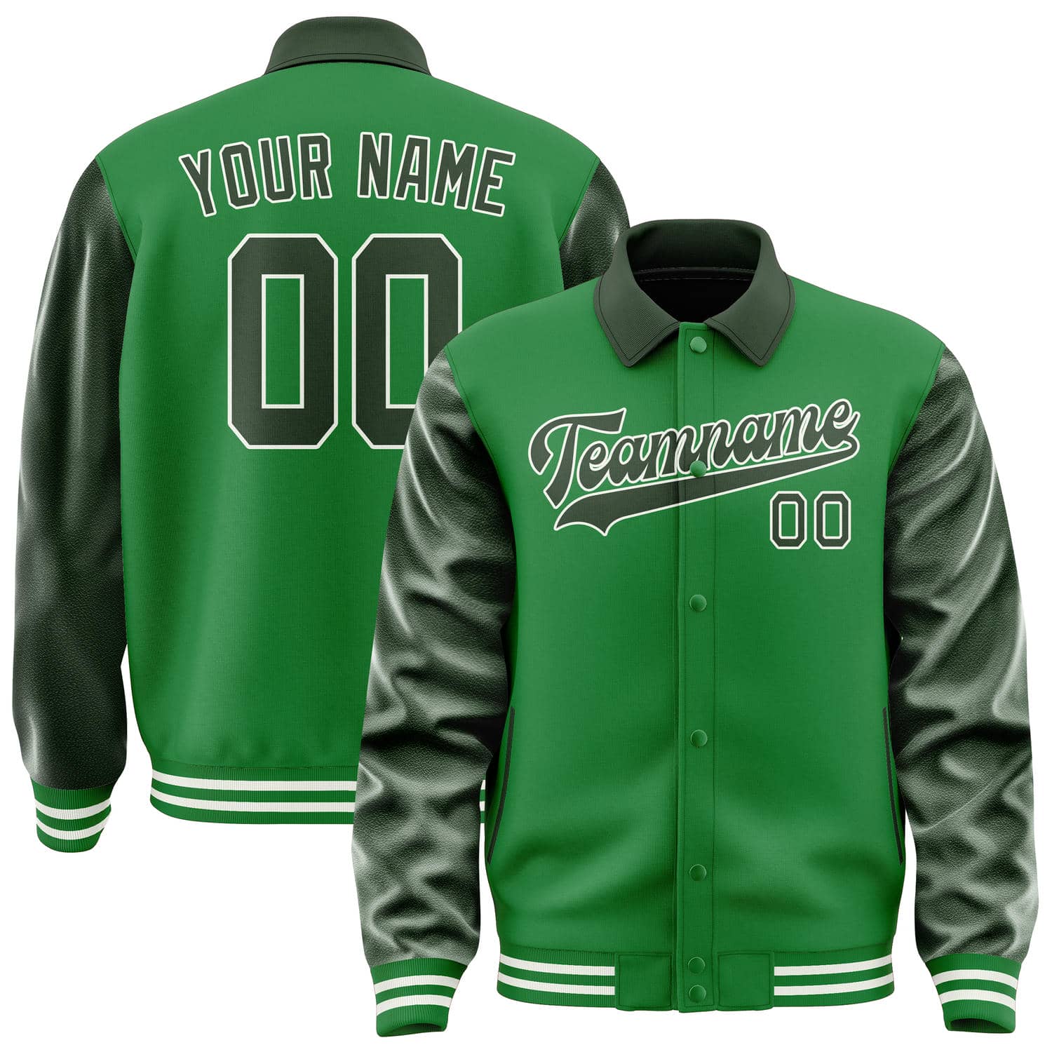 Custom Emerald Green Dark Green Jacket