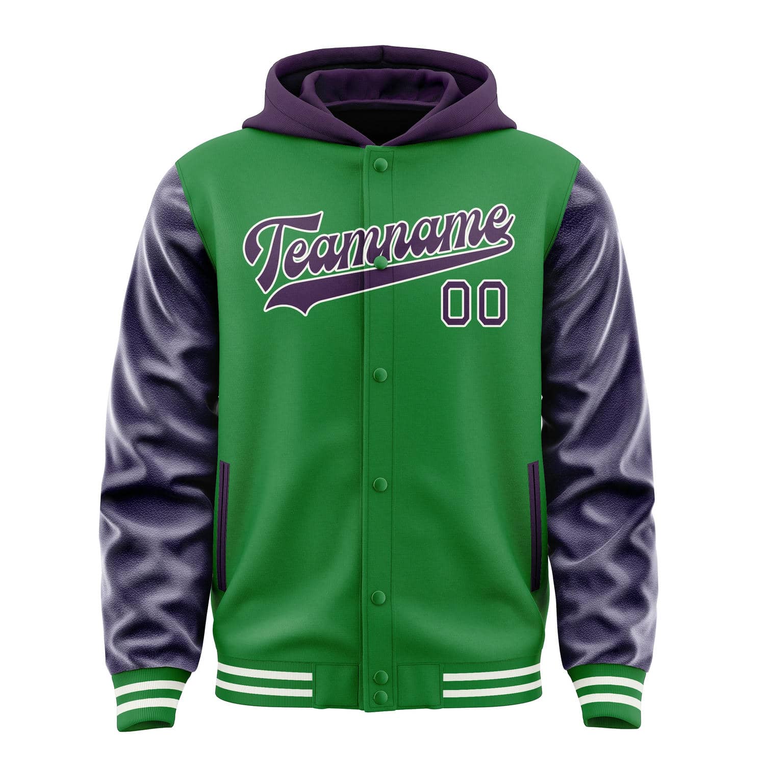 Custom Emerald Green Purple Jacket