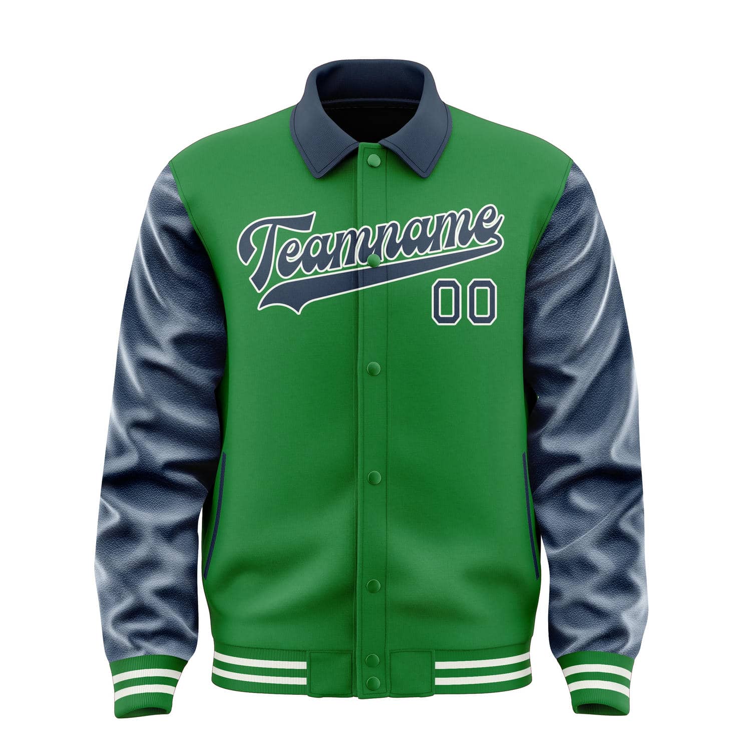 Custom Emerald Green Blue Jacket