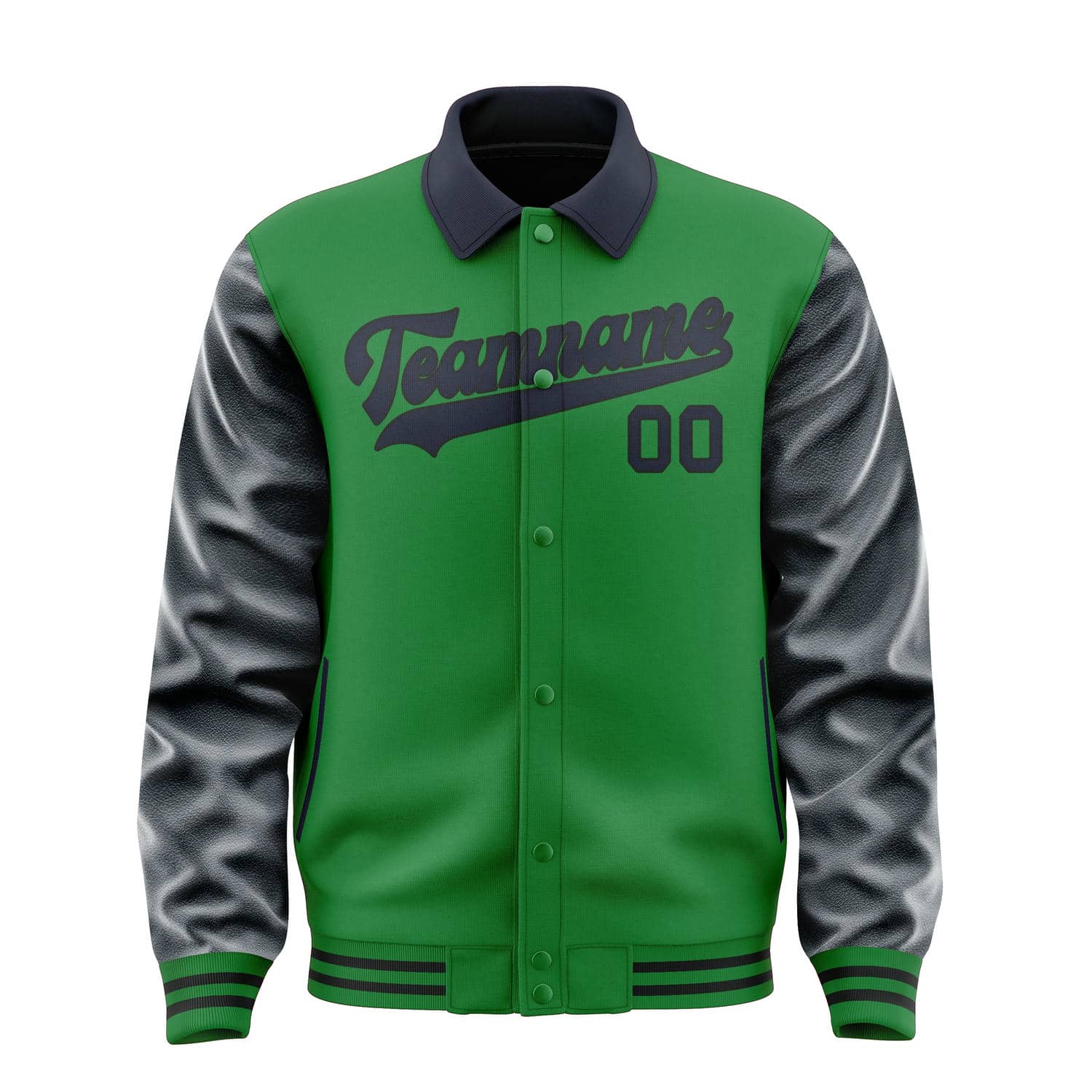 Custom Emerald Green Navy Jacket