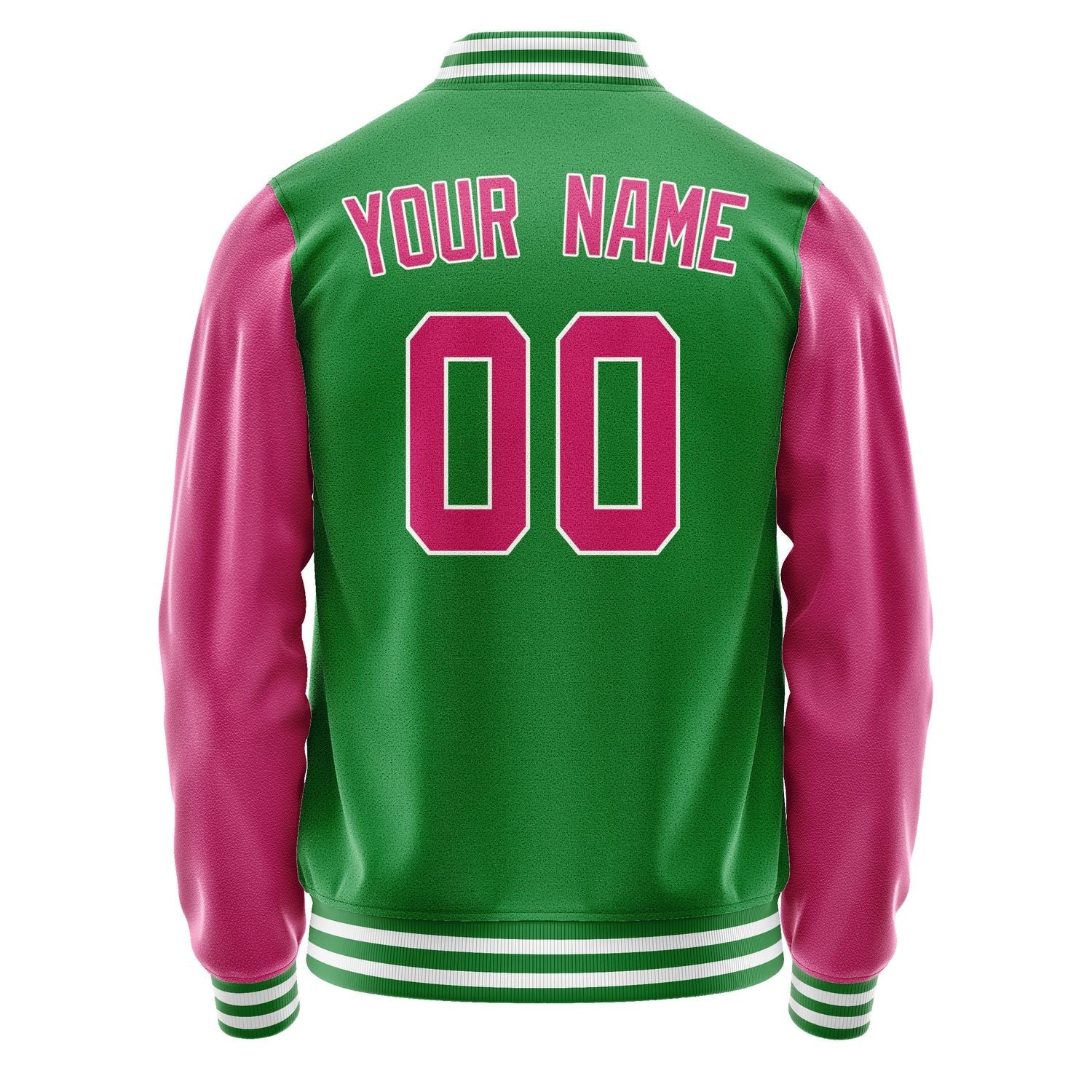 Custom Emerald Green Pink Jacket JA2424132418B31813