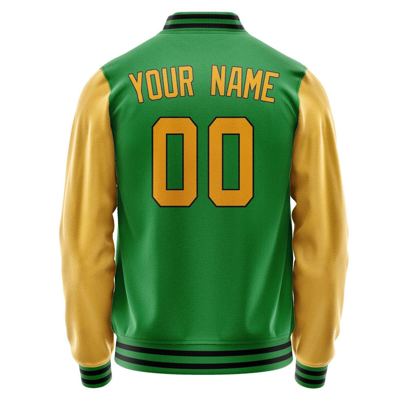 Custom Emerald Green Yellow Jacket JA2424192417B31719