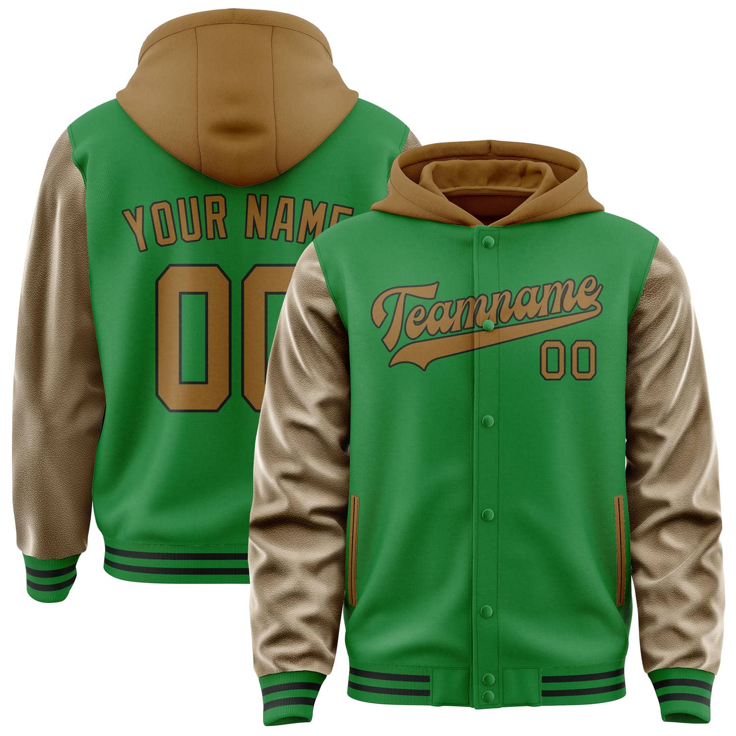 Custom Emerald Green Khaki Jacket