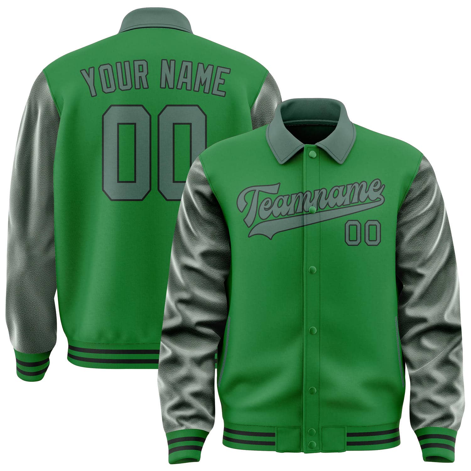 Custom Emerald Green Blue Green Jacket