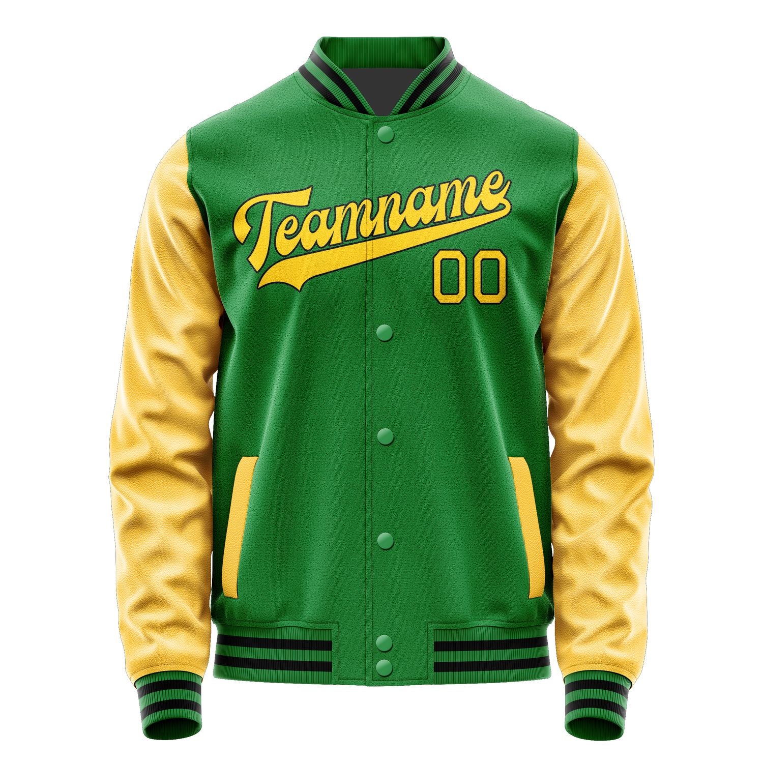 Custom Emerald Green Gold Jacket JA2424302417B31730