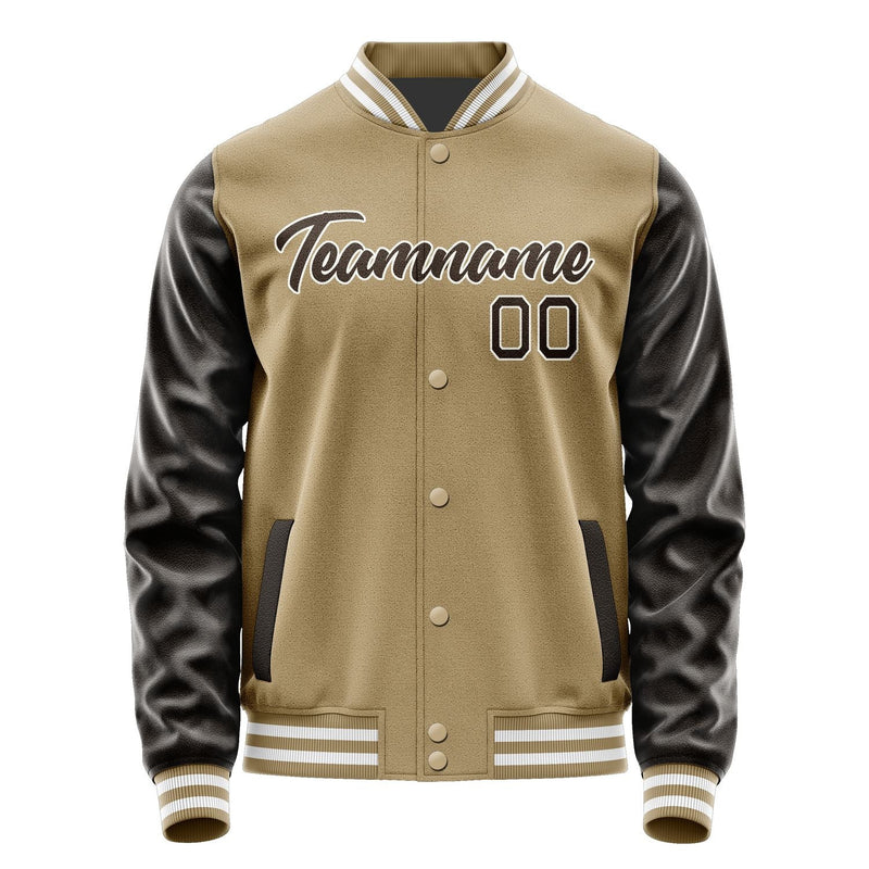 Custom Light Khaki Brown Jacket JA2525012518B21801