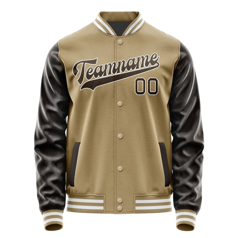 Custom Light Khaki Brown Jacket JA2525012518B31801