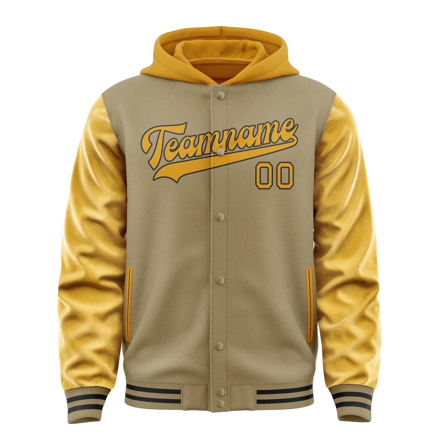 Custom Light Khaki Yellow Jacket