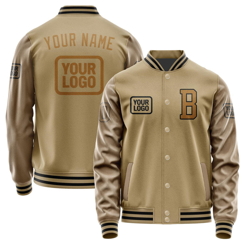 Custom Light Khaki Khaki Jacket JA252522251717222217