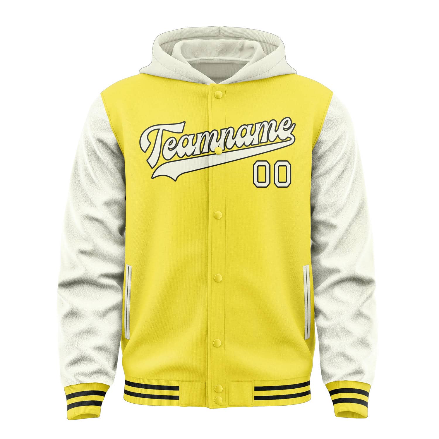 Custom Light Yellow Cream Jacket