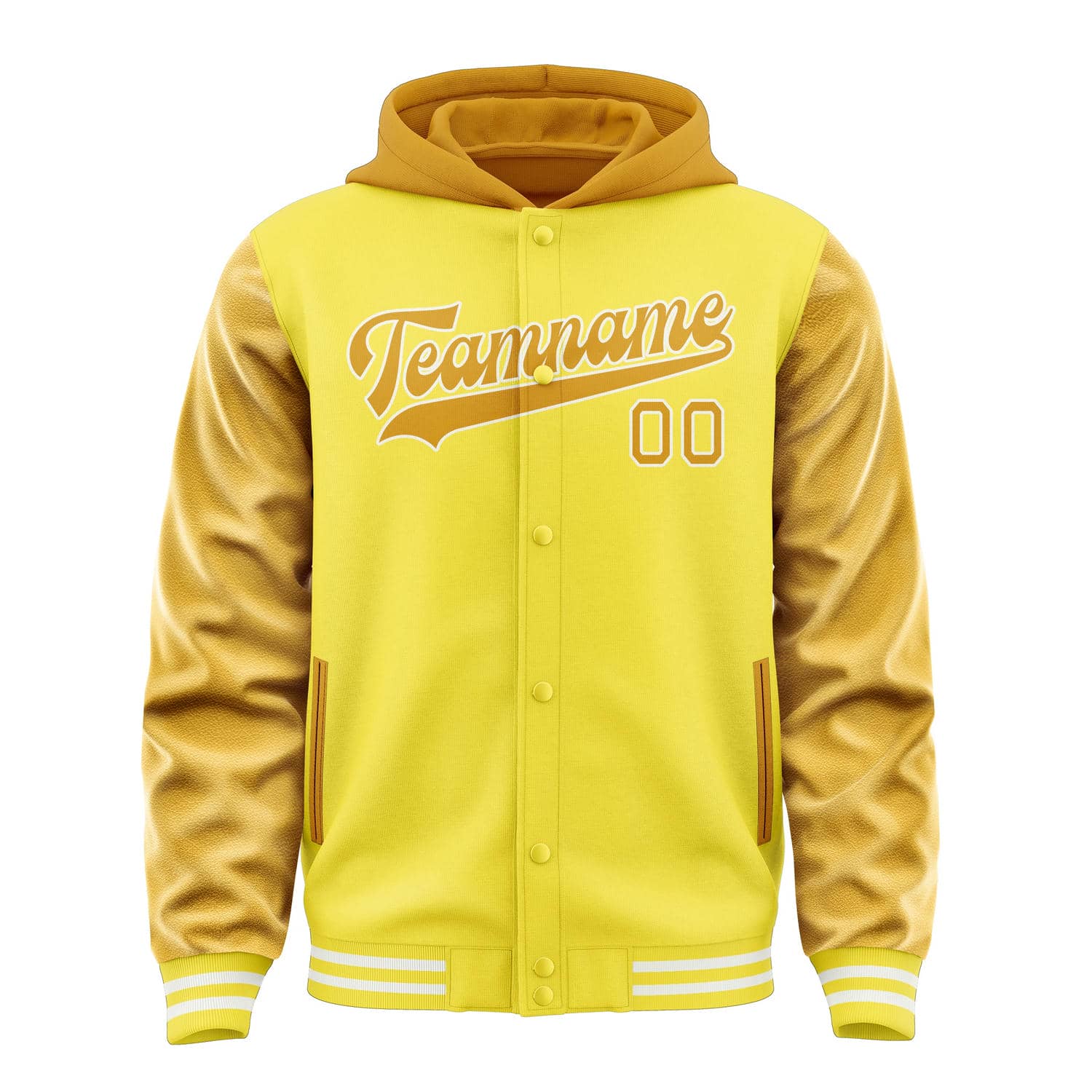 Custom Light Yellow Yellow Jacket