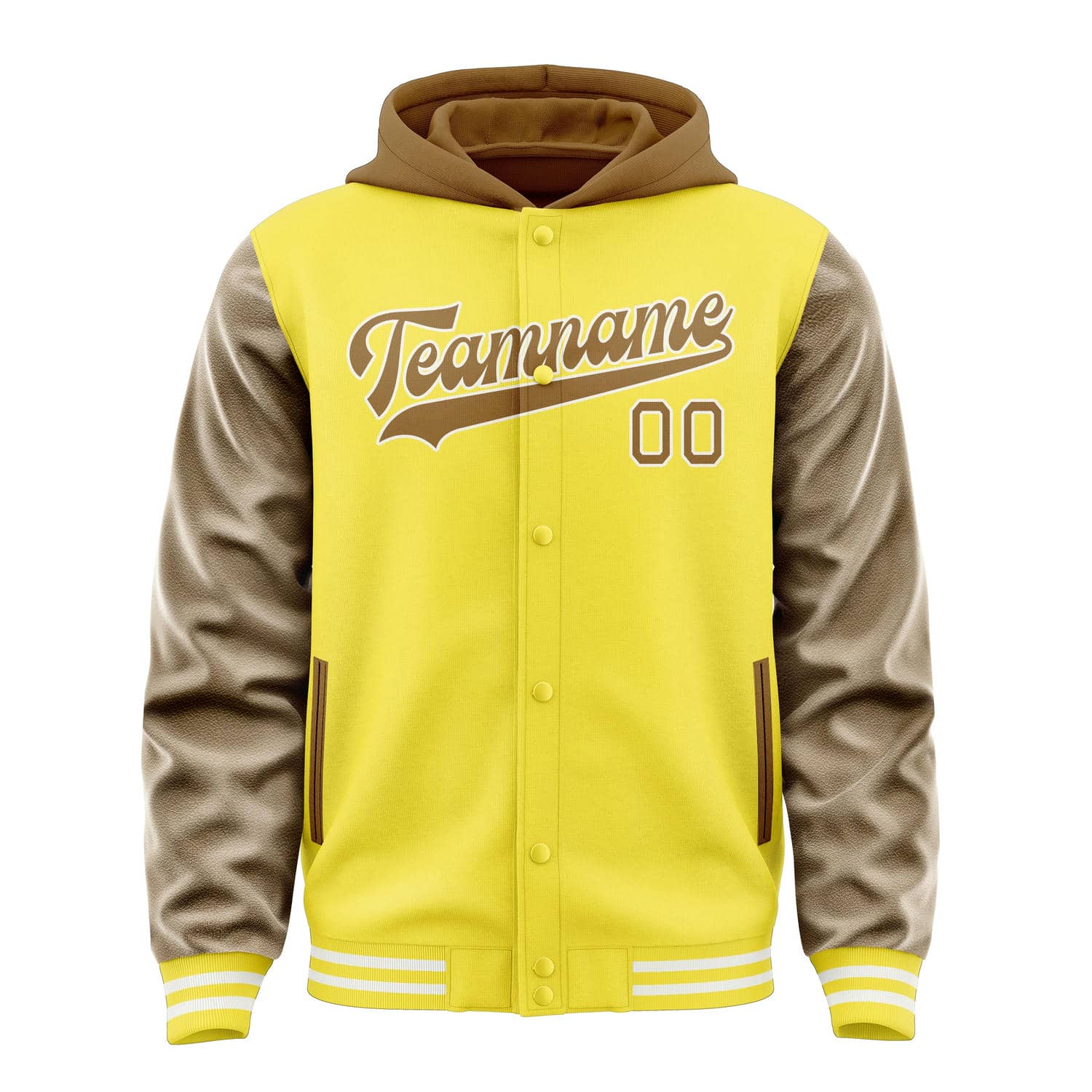 Custom Light Yellow Khaki Jacket