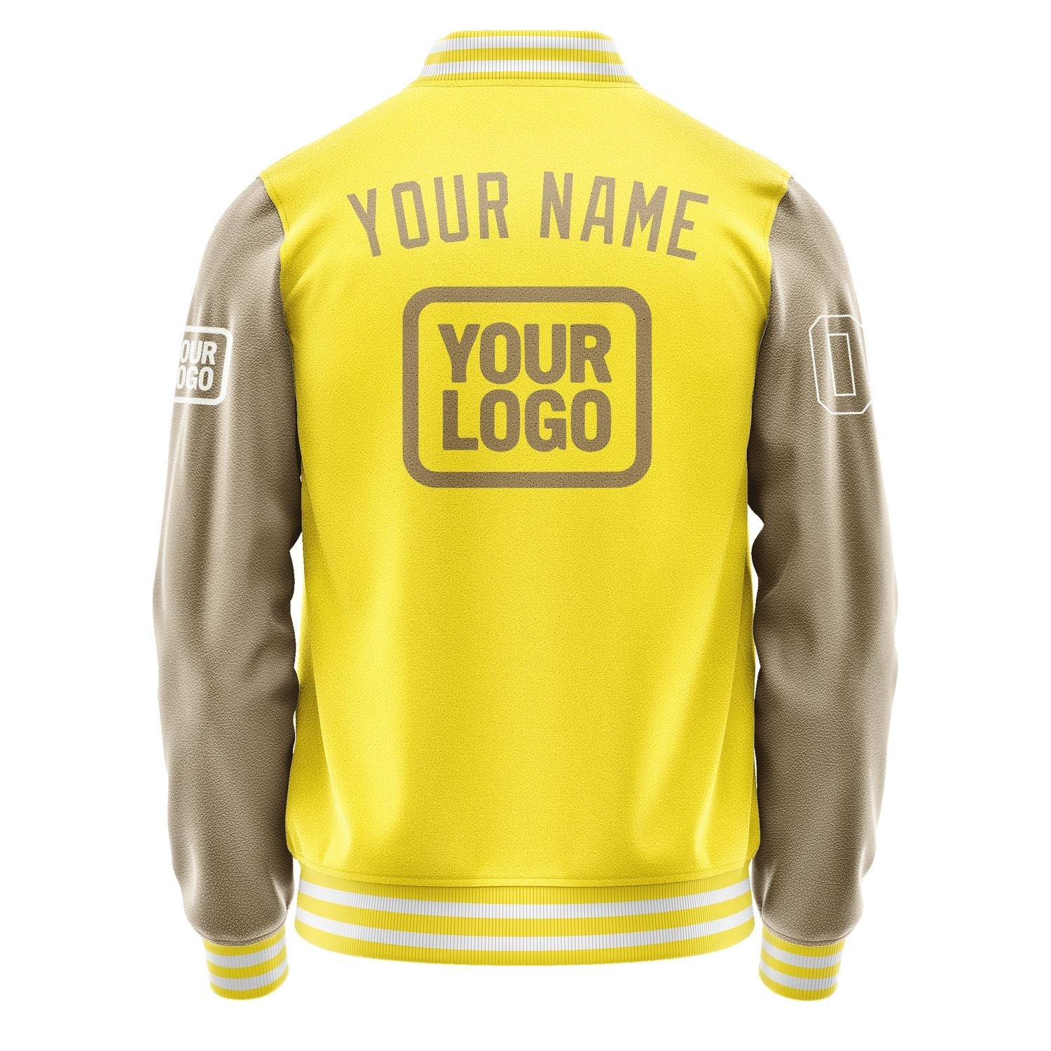 Custom Light Yellow Light Khaki Jacket JA262625261818252518