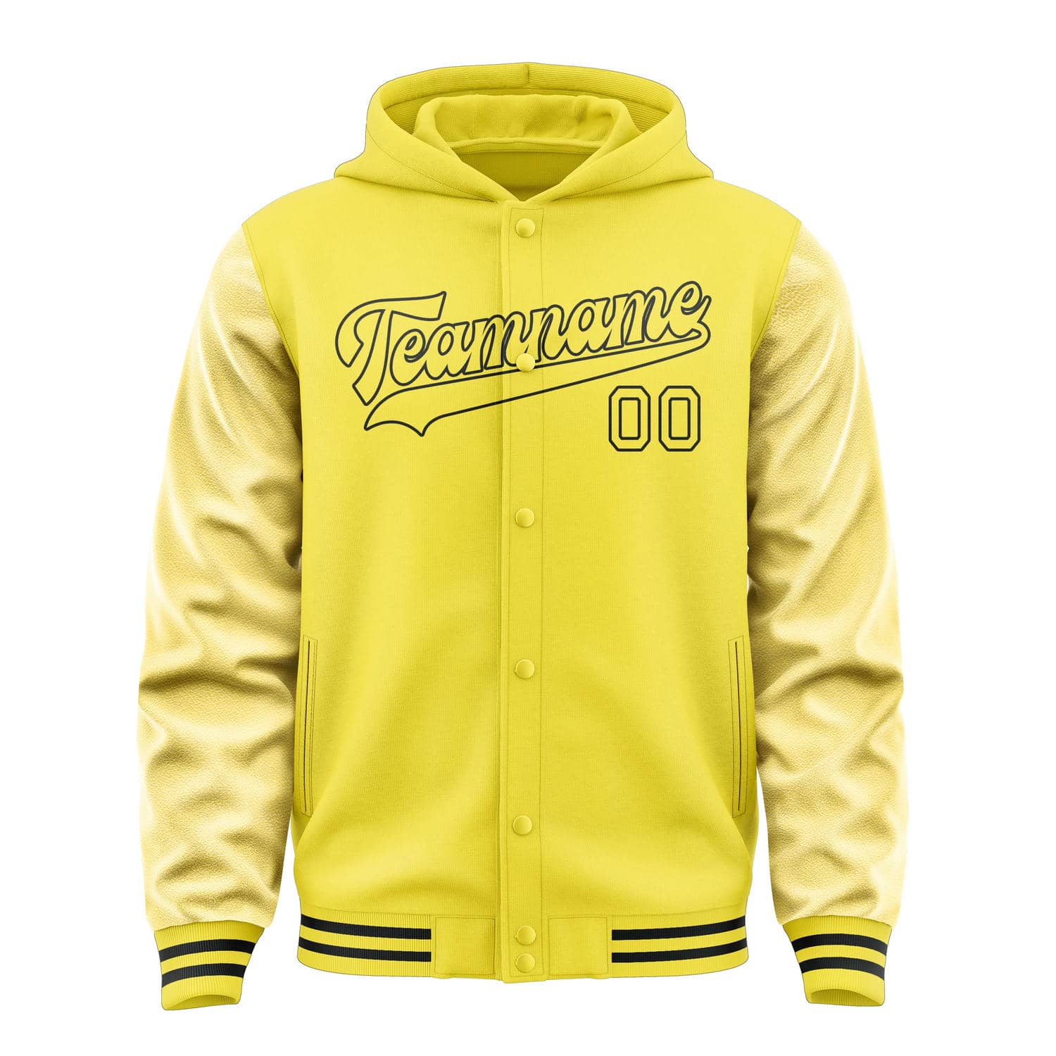 Custom Light Yellow Light Yellow Jacket