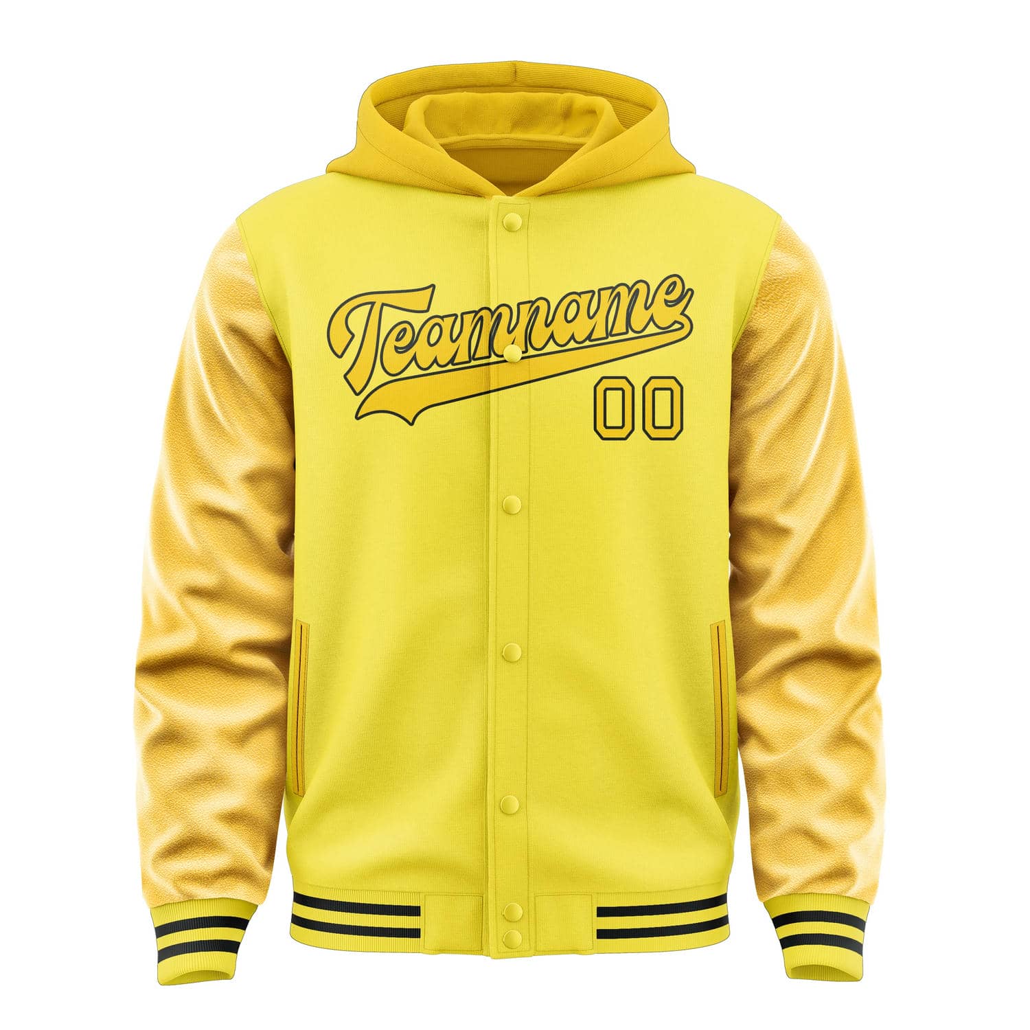 Custom Light Yellow Gold Jacket