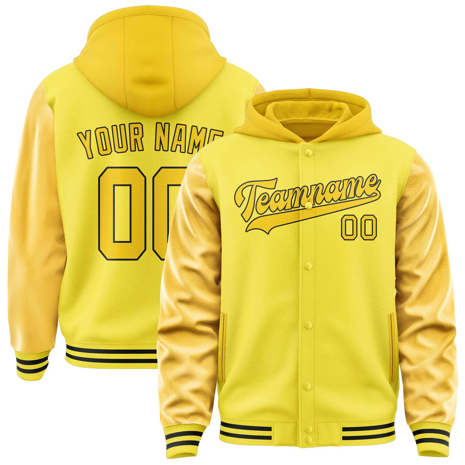 Custom Light Yellow Gold Jacket